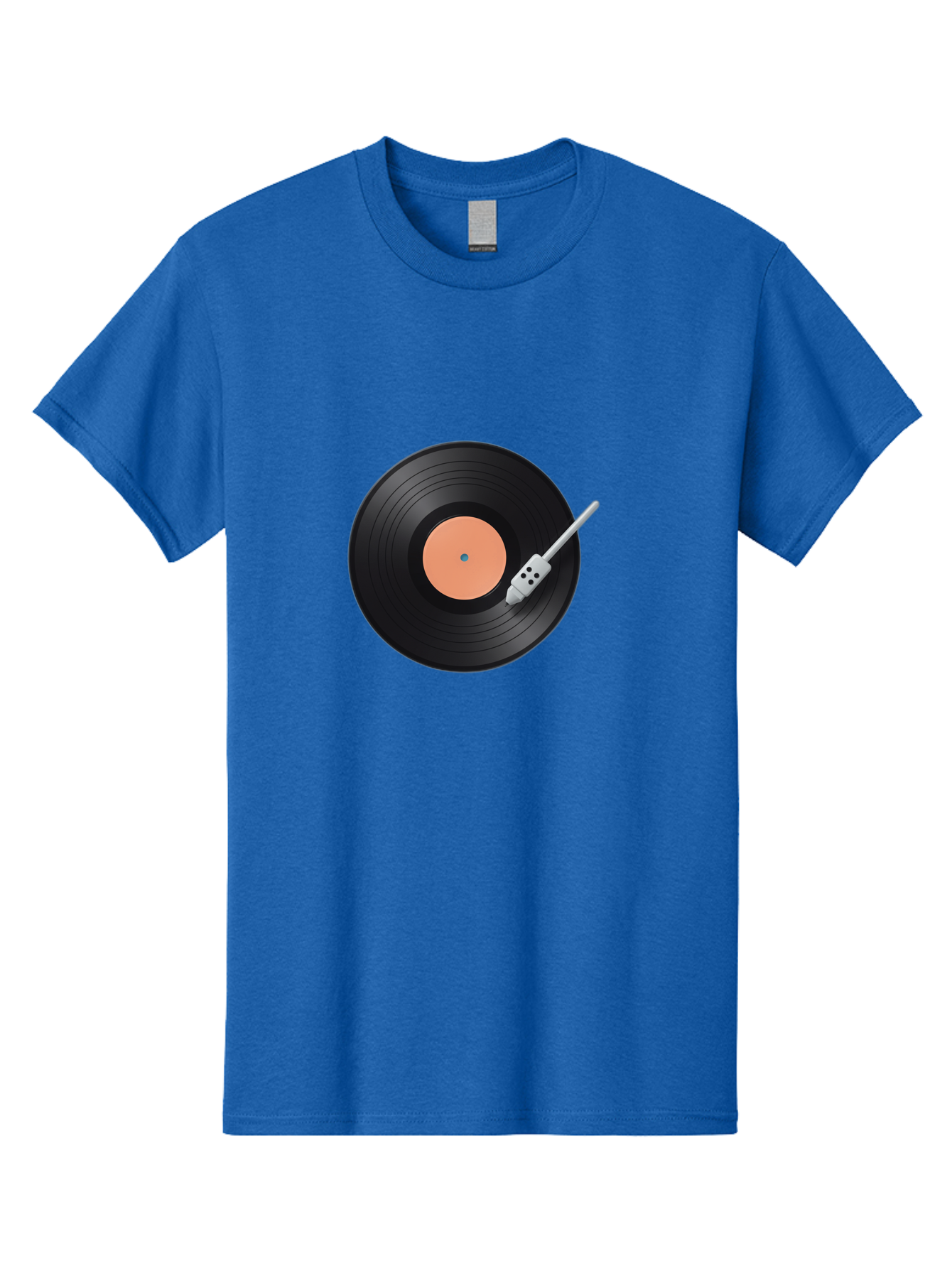 Vinyl-Record-1 Men'S Graphic Tee, 100% Cotton, Comfortable Casual Summer Wear, Machine Washable, Vinyl Record Player, Record Playing, Music Lover, Vinyl Collector, Retro Music, Nostalgic Sound, Classic Tunes, Analog Music, Turntable, Bad896