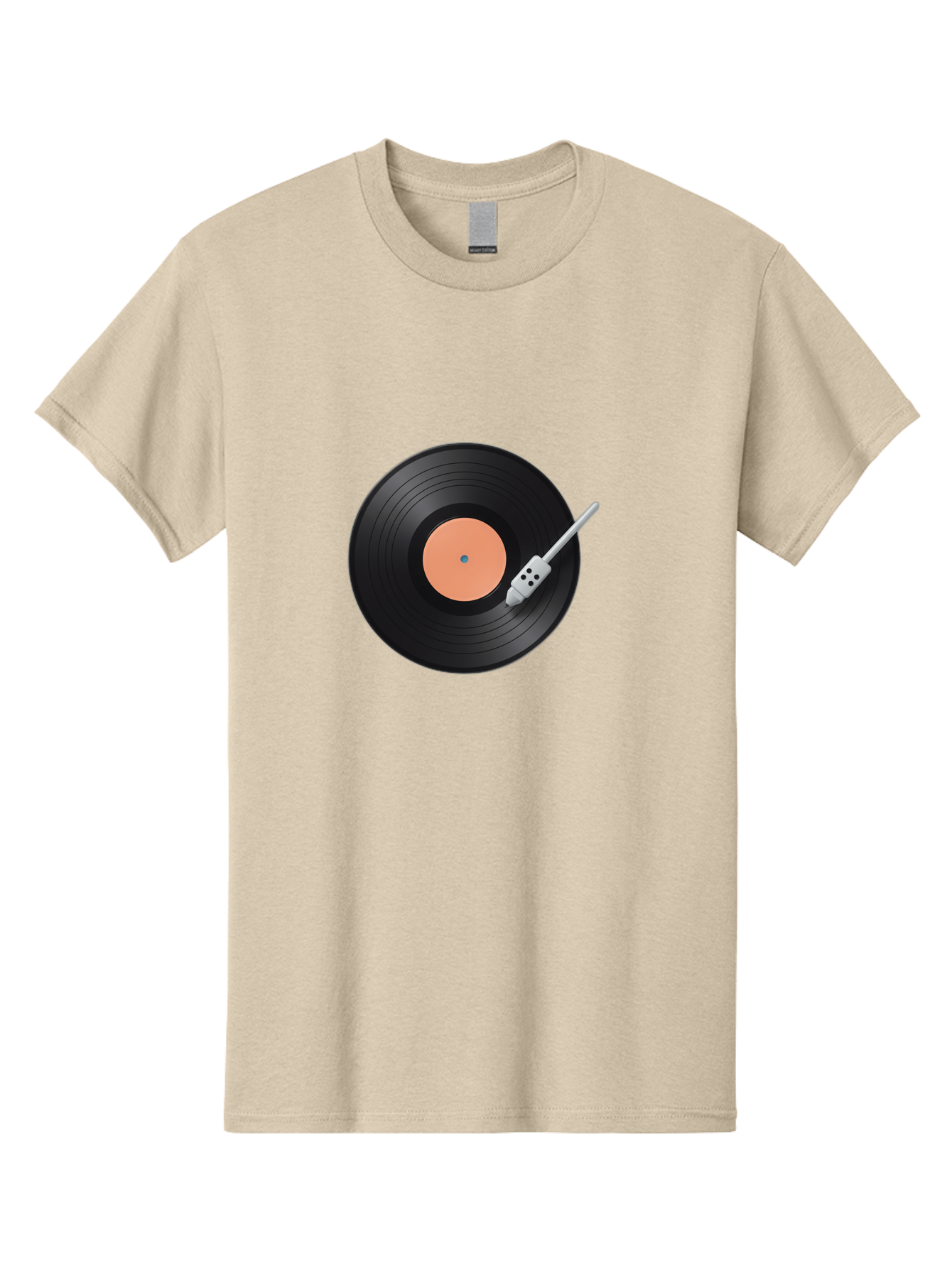 Vinyl-Record-1 Men'S Graphic Tee, 100% Cotton, Comfortable Casual Summer Wear, Machine Washable, Vinyl Record Player, Record Playing, Music Lover, Vinyl Collector, Retro Music, Nostalgic Sound, Classic Tunes, Analog Music, Turntable, Bad896