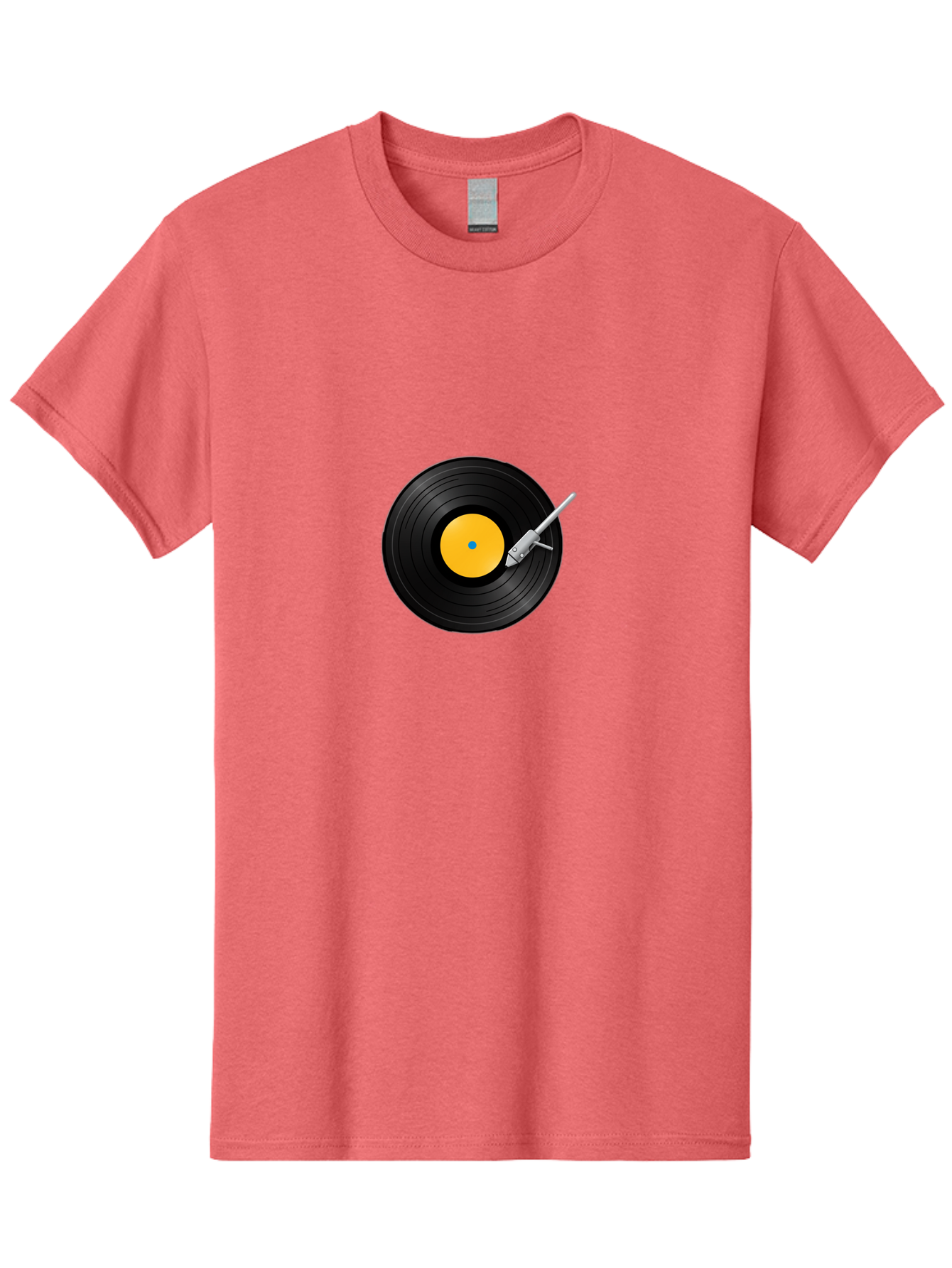 Vinyl-Record-Player-4 Men'S Graphic Tee, 100% Cotton, Comfortable Casual Summer Wear, Machine Washable, Vinyl Record, Record Player, Music Playback, Audio Equipment, Retro Technology, Nostalgia, Dj Setup, Music Lover Bad902