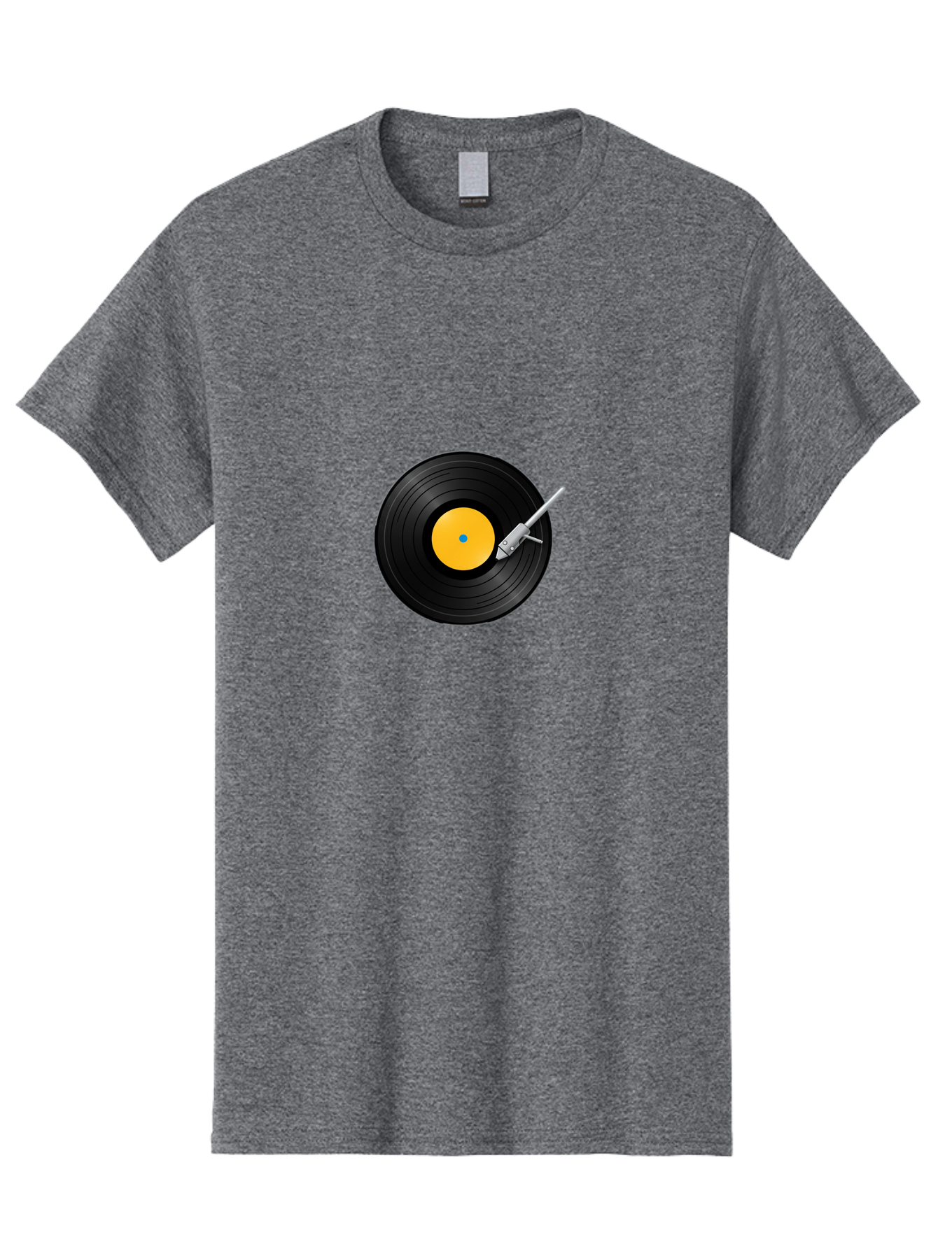 Vinyl-Record-Player-4 Men'S Graphic Tee, 100% Cotton, Comfortable Casual Summer Wear, Machine Washable, Vinyl Record, Record Player, Music Playback, Audio Equipment, Retro Technology, Nostalgia, Dj Setup, Music Lover Bad902