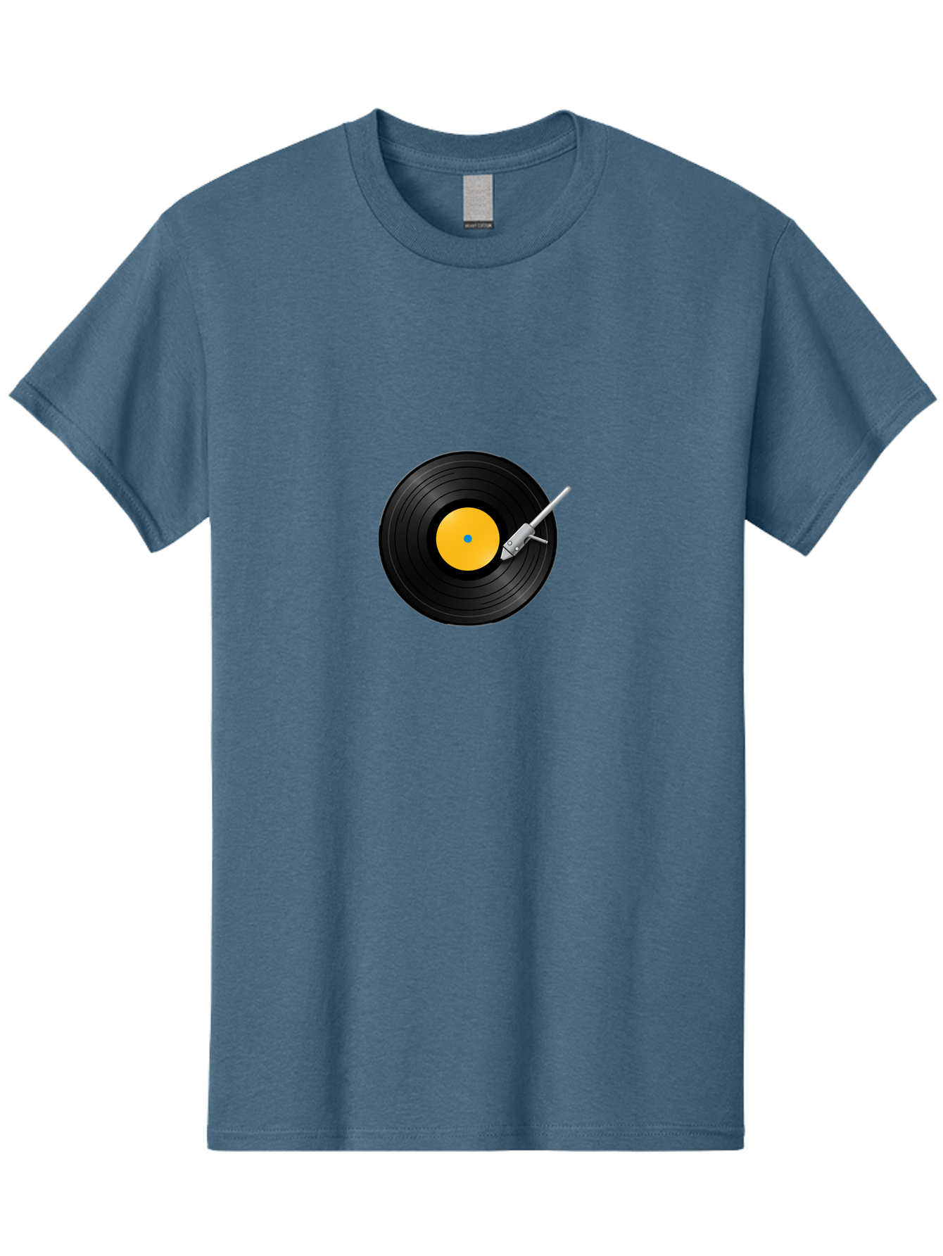 Vinyl-Record-Player-4 Men'S Graphic Tee, 100% Cotton, Comfortable Casual Summer Wear, Machine Washable, Vinyl Record, Record Player, Music Playback, Audio Equipment, Retro Technology, Nostalgia, Dj Setup, Music Lover Bad902