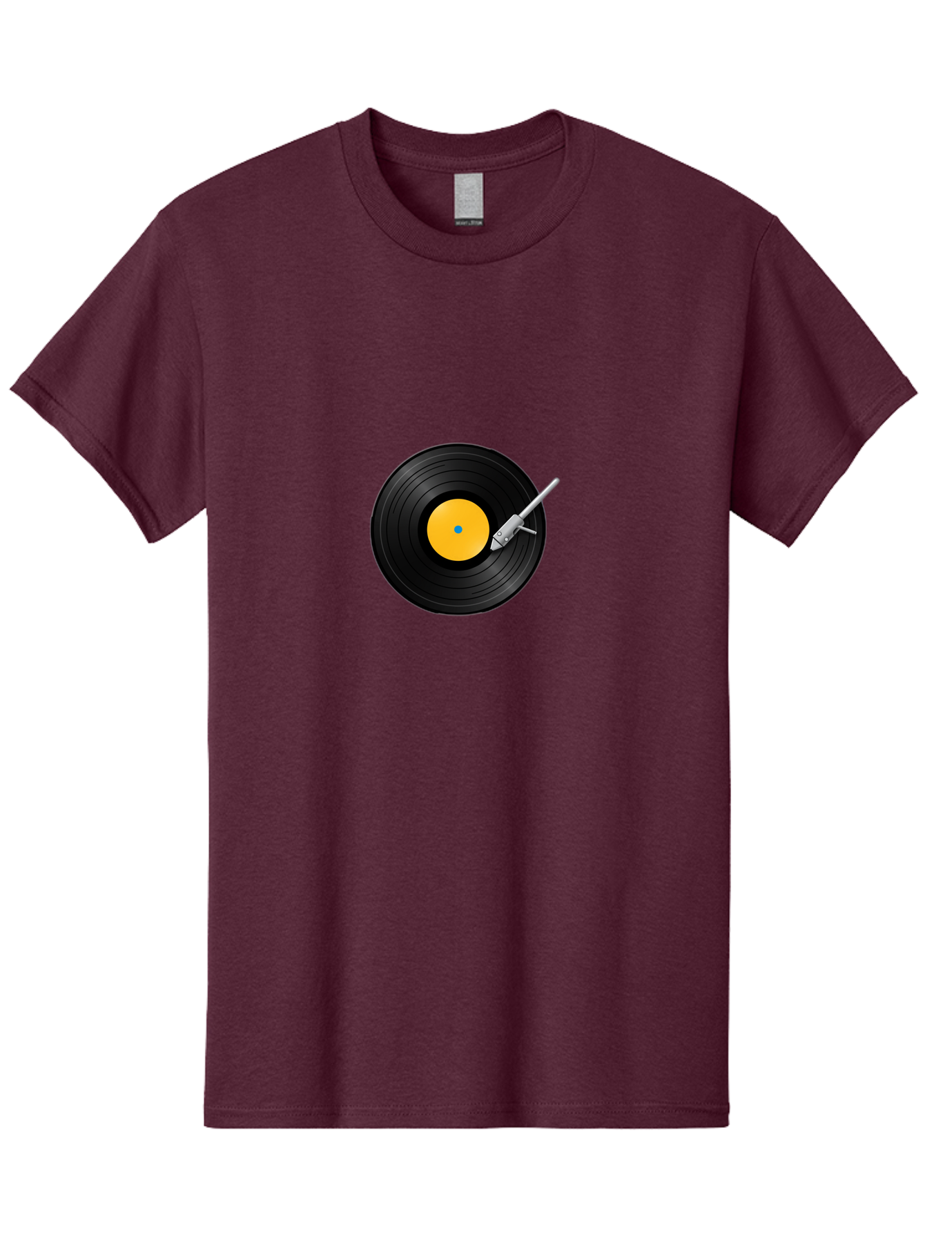 Vinyl-Record-Player-4 Men'S Graphic Tee, 100% Cotton, Comfortable Casual Summer Wear, Machine Washable, Vinyl Record, Record Player, Music Playback, Audio Equipment, Retro Technology, Nostalgia, Dj Setup, Music Lover Bad902