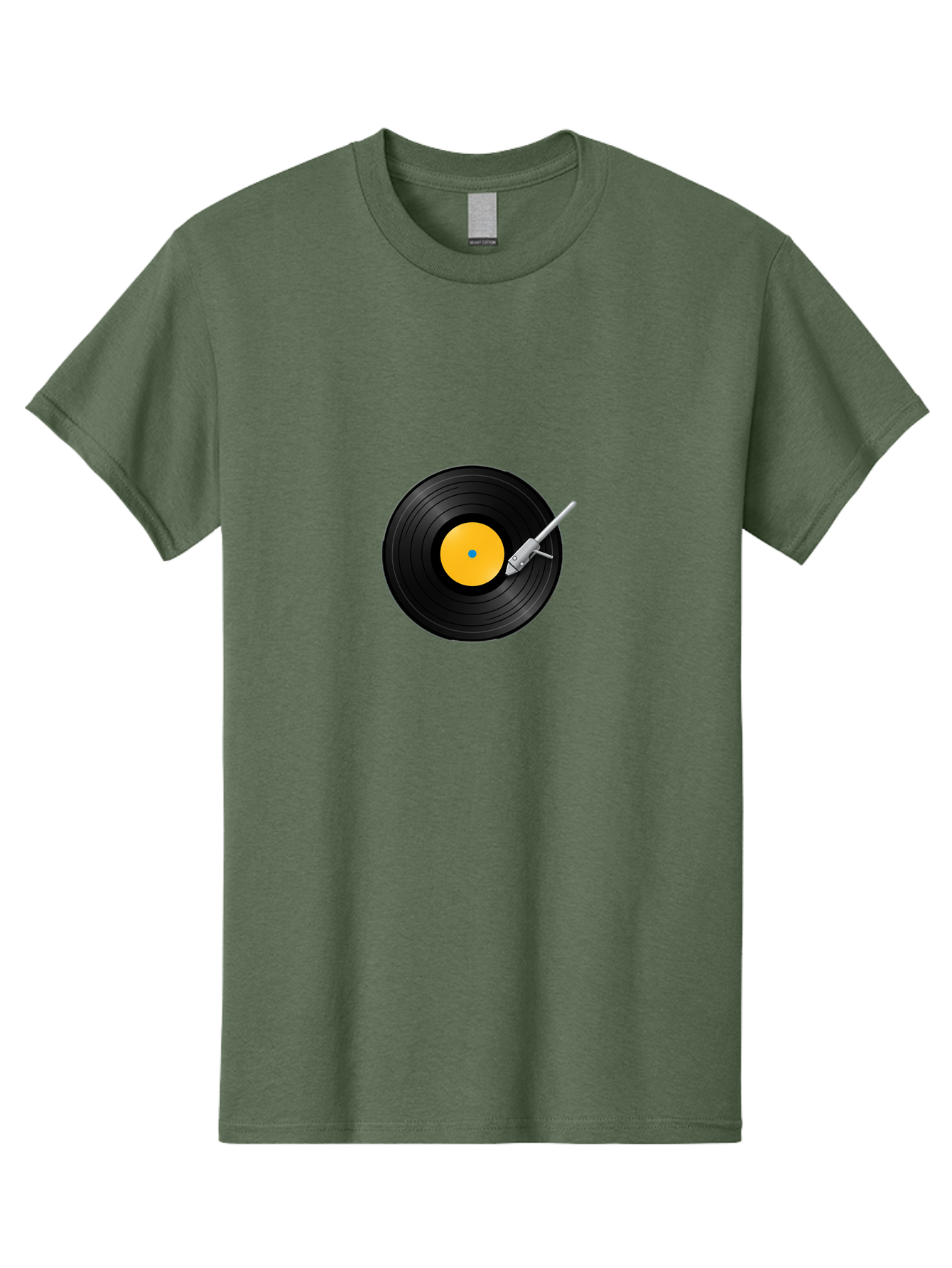 Vinyl-Record-Player-4 Men'S Graphic Tee, 100% Cotton, Comfortable Casual Summer Wear, Machine Washable, Vinyl Record, Record Player, Music Playback, Audio Equipment, Retro Technology, Nostalgia, Dj Setup, Music Lover Bad902