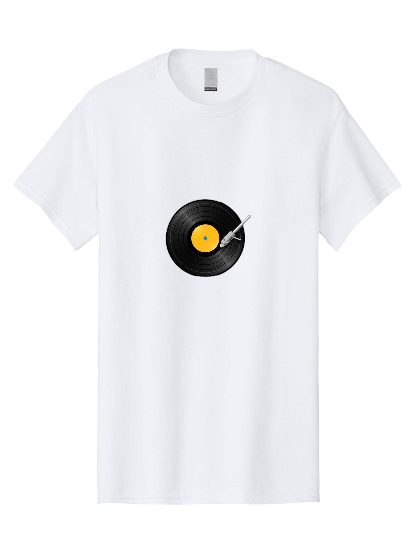 Vinyl-Record-Player-4 Men'S Graphic Tee, 100% Cotton, Comfortable Casual Summer Wear, Machine Washable, Vinyl Record, Record Player, Music Playback, Audio Equipment, Retro Technology, Nostalgia, Dj Setup, Music Lover Bad902