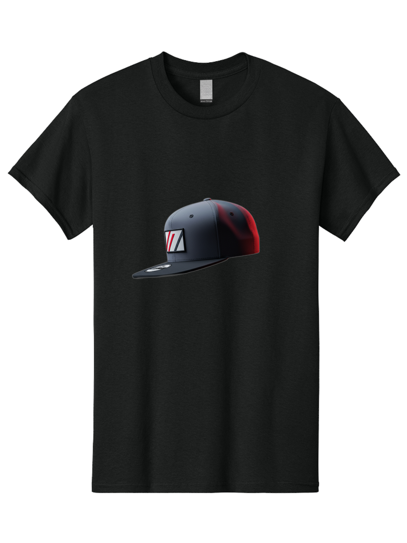 W-Logo-Baseball-Cap Men'S Graphic Tee, 100% Cotton, Comfortable Casual Summer Wear, Machine Washable, Baseball Cap With Logo, Black And Red Cap, Sporty Hat, Stylish Cap, Vl Emblem, Fashion Accessory, Casual Wear, Streetwear Bad907