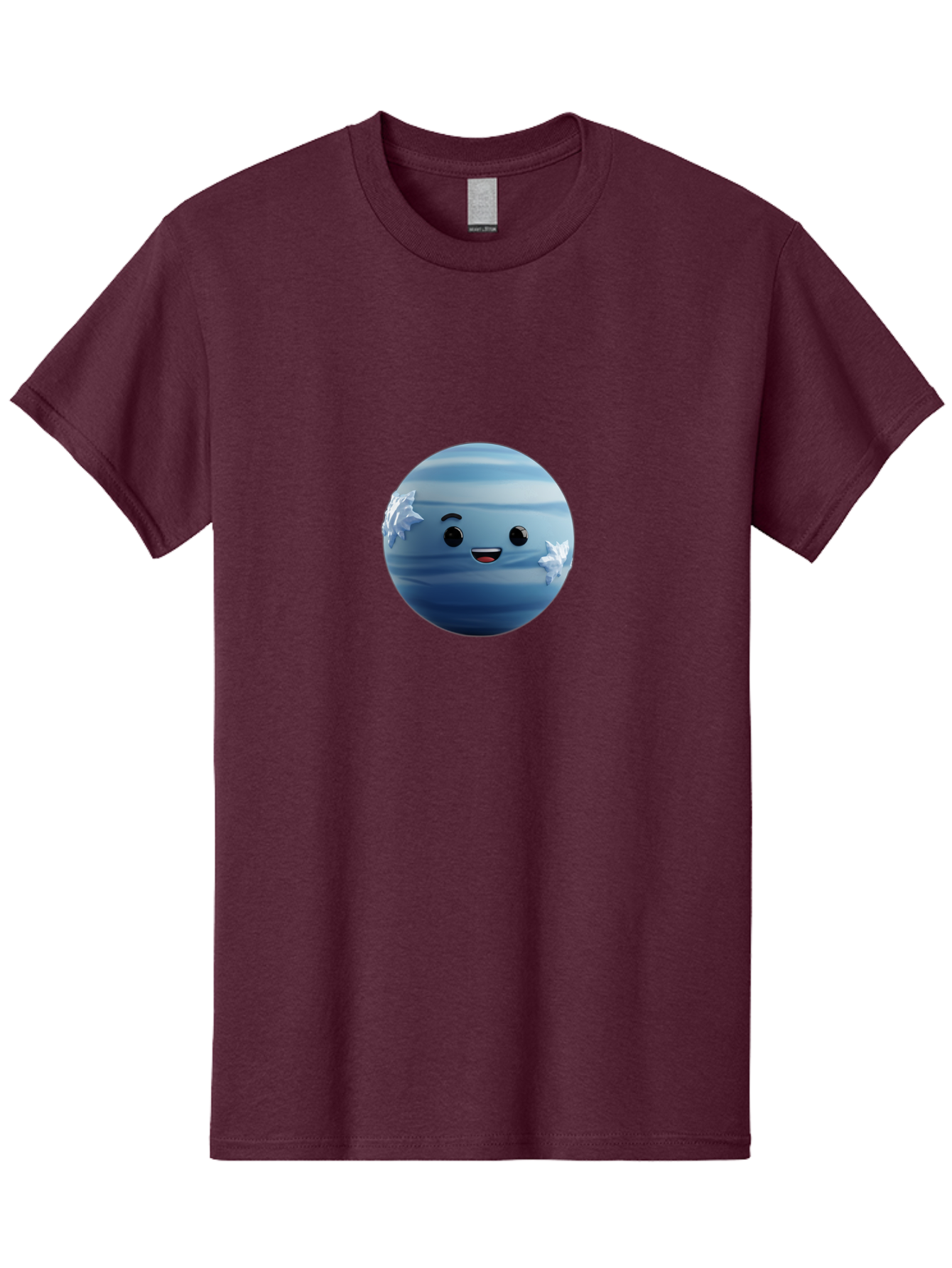 Water-Emoji Men'S Graphic Tee, 100% Cotton, Comfortable Casual Summer Wear, Machine Washable, Blue Water Droplet, Smiling Face, Cartoon Character, Cute Emoji, Playful Design, Fun Illustration, Smiling Water, Water Symbol Bad909
