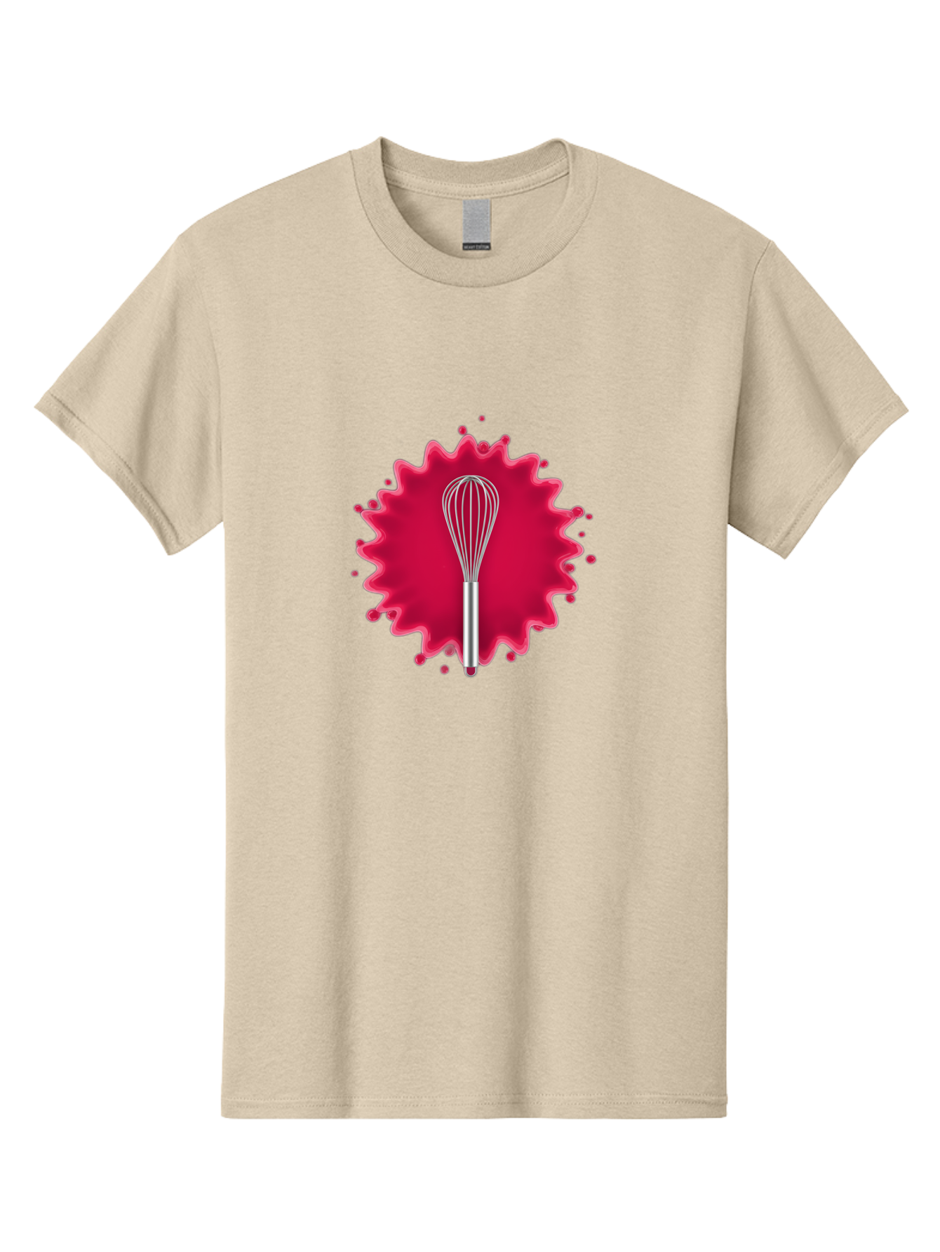 Whisk-1 Men'S Graphic Tee, 100% Cotton, Comfortable Casual Summer Wear, Machine Washable, Cooking Utensil, Kitchen Tool, Stainless Steel Whisk, Mixing, Blending, Recipe, Baking, Sweet Treats, Culinary, Cooking Essentials Bad912