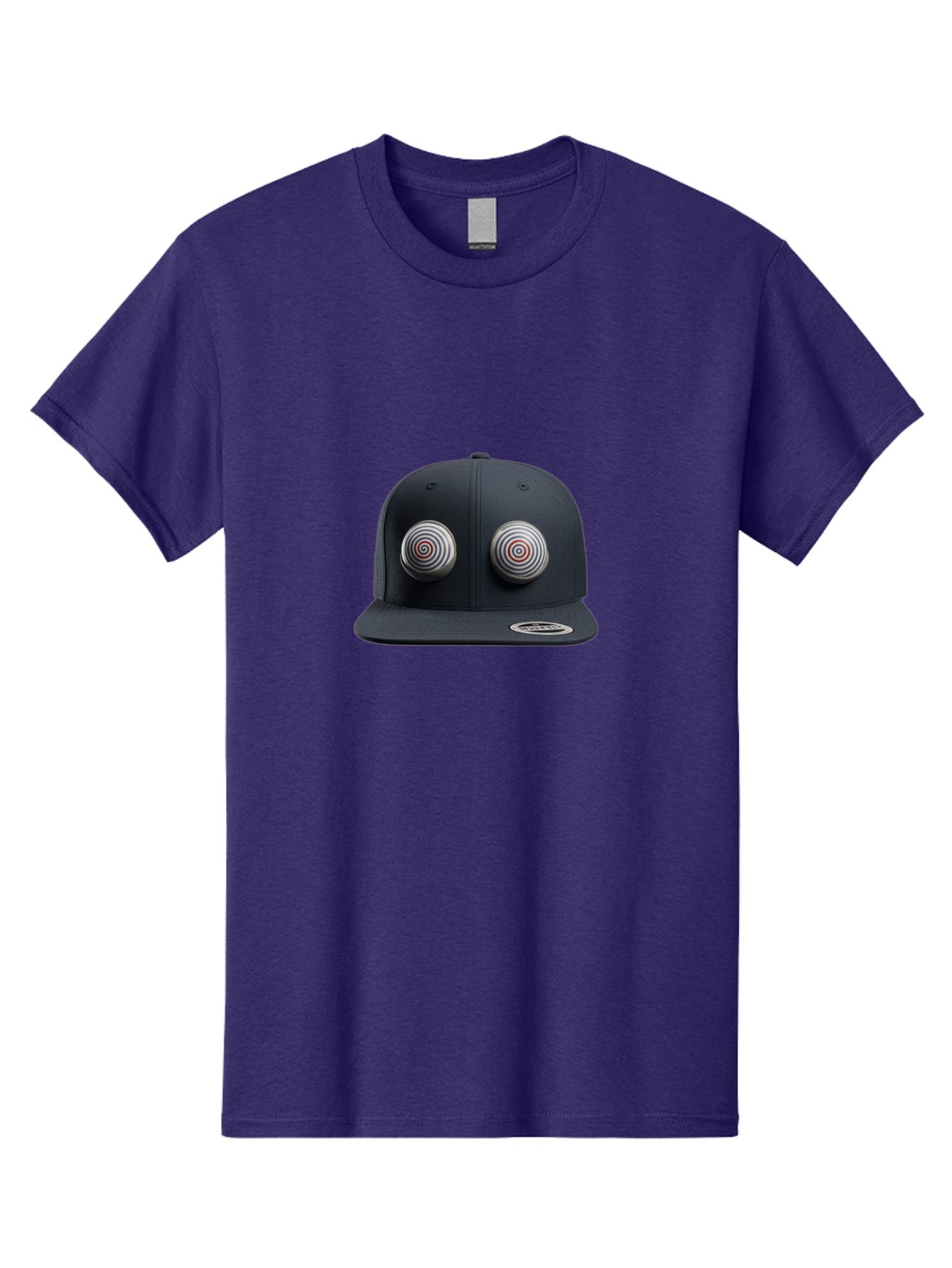 Yeezy-Gap-Cap Men'S Graphic Tee, 100% Cotton, Comfortable Casual Summer Wear, Machine Washable, Black Baseball Cap, Silver Spiral Designs, Eye-Catching Details, Sleek Hat Design, Fashion Accessory, Urban Style, Modern Headwear, Black Cap, Bad937