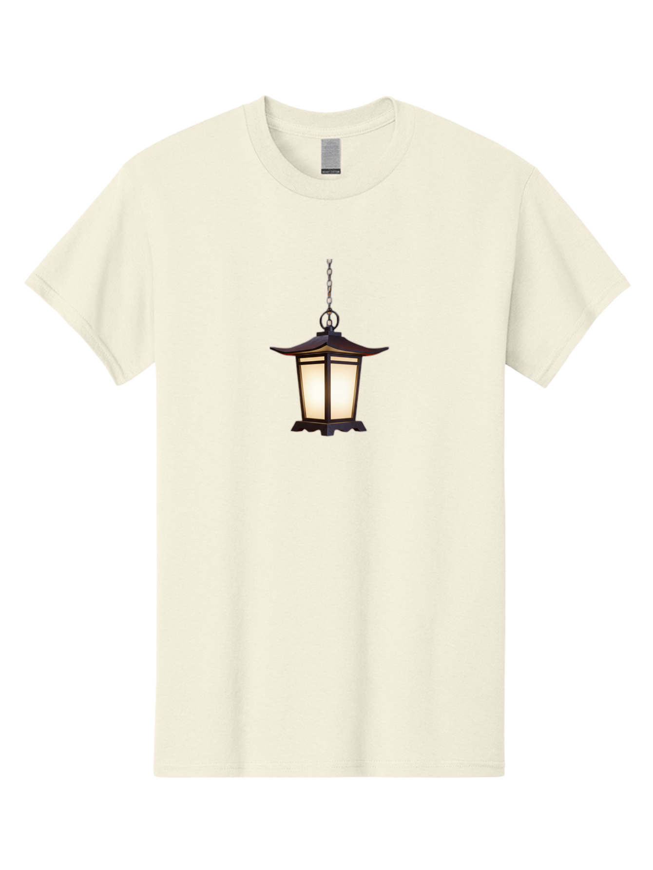Pagoda-Lantern-1 Men'S Graphic Tee, 100% Cotton, Comfortable Casual Summer Wear, Machine Washable, Hanging Lamp, Japanese Lantern, Pagoda Style, Soft Lighting, Warm Glow, Interior Decor, Ambient Light, Traditional Design, Ornate Details Bad980