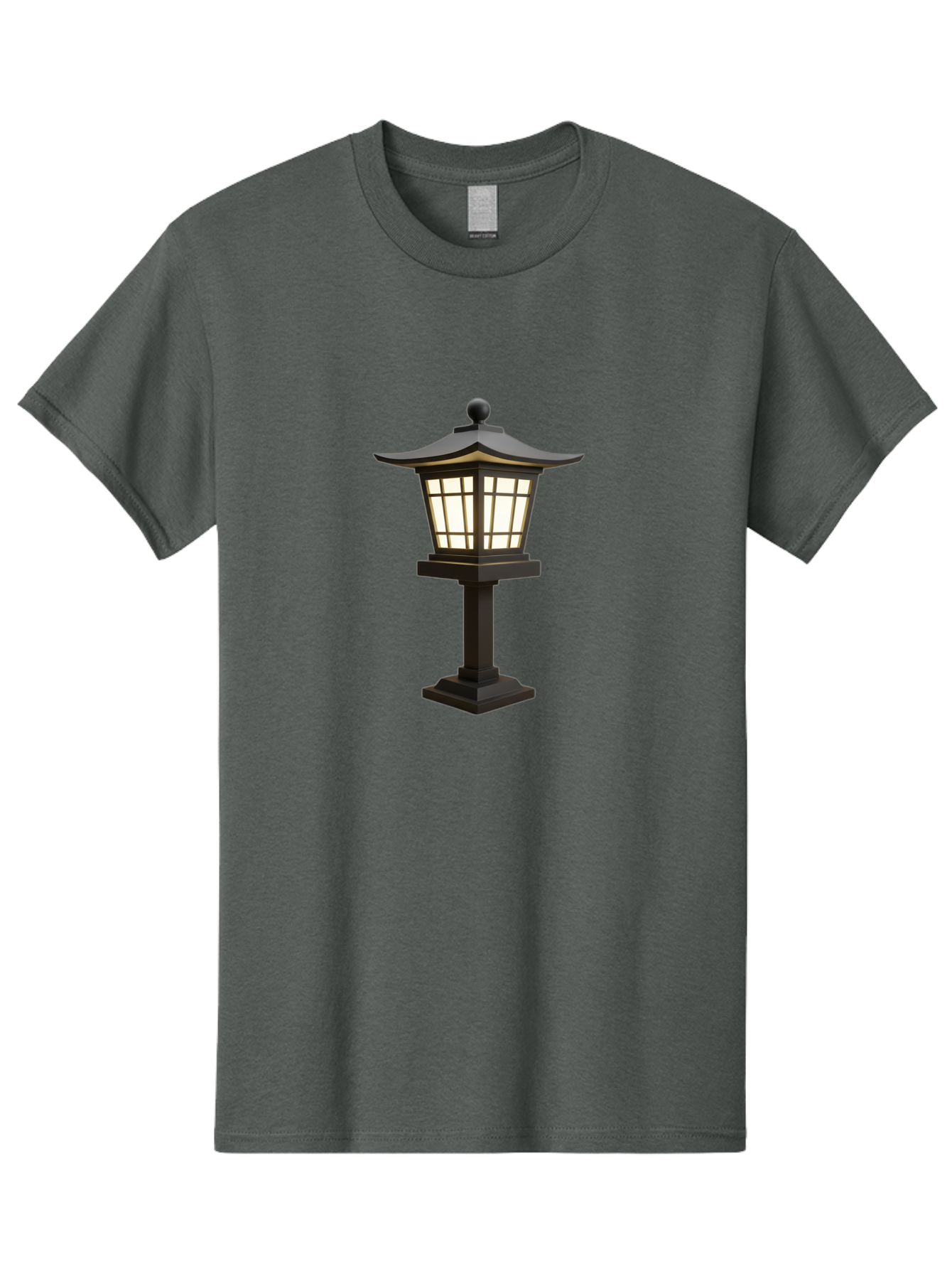 Pagoda-Style-Lamp-Post Men'S Graphic Tee, 100% Cotton, Comfortable Casual Summer Wear, Machine Washable, Outdoor Lamp, Pagoda Style, Garden Lighting, Decorative Post, Soft Glow, Warm Illumination, Landscape Feature, Courtyard Decoration Bad982