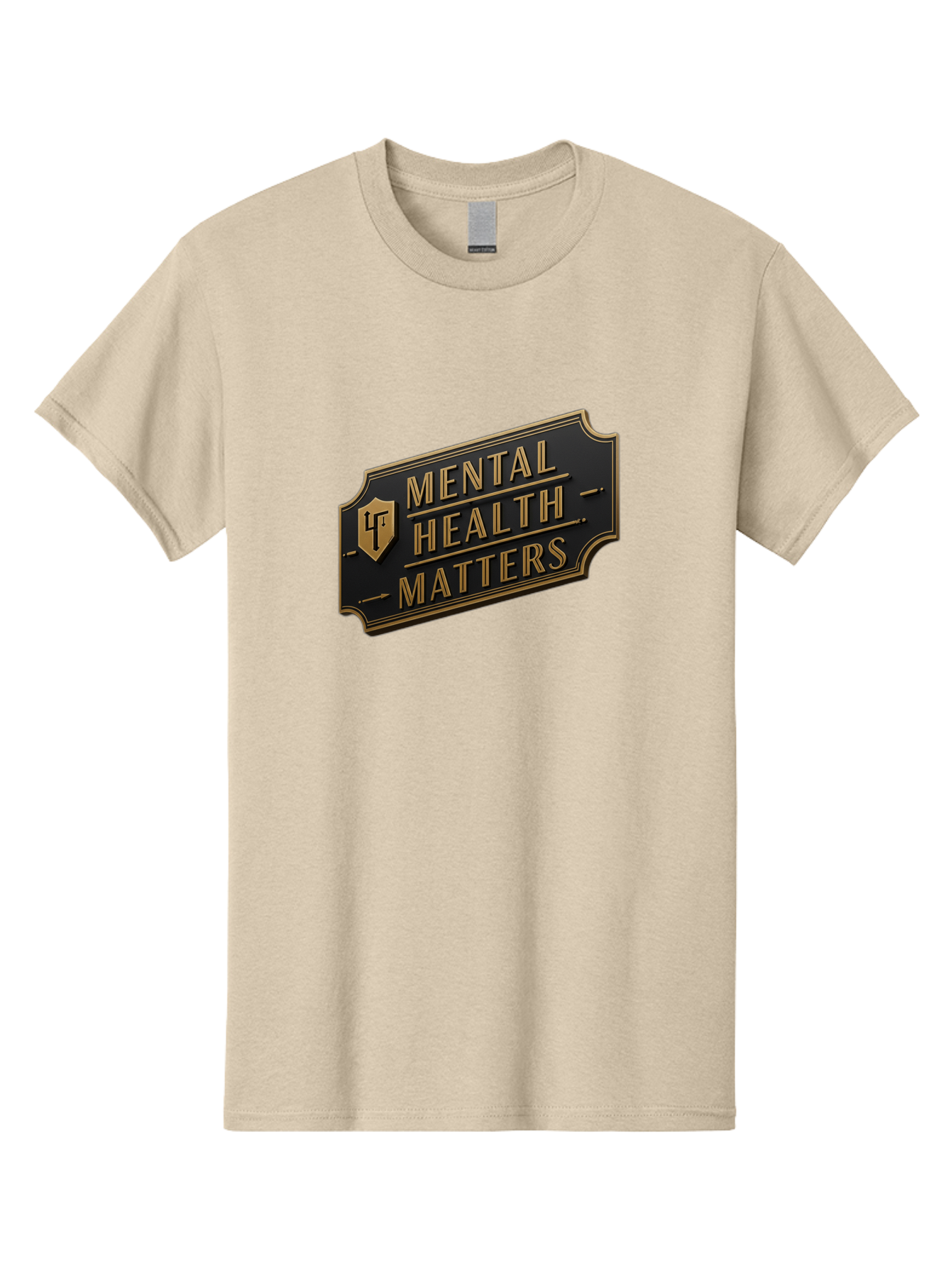 Mental-Health-Matters Men'S Graphic Tee, 100% Cotton, Comfortable Casual Summer Wear, Machine Washable, Mental Health Awareness, Mental Health Matters, Mental Wellness, Self Care, Mental Health Support, Lf Logo, Luxury Branding, Bae071