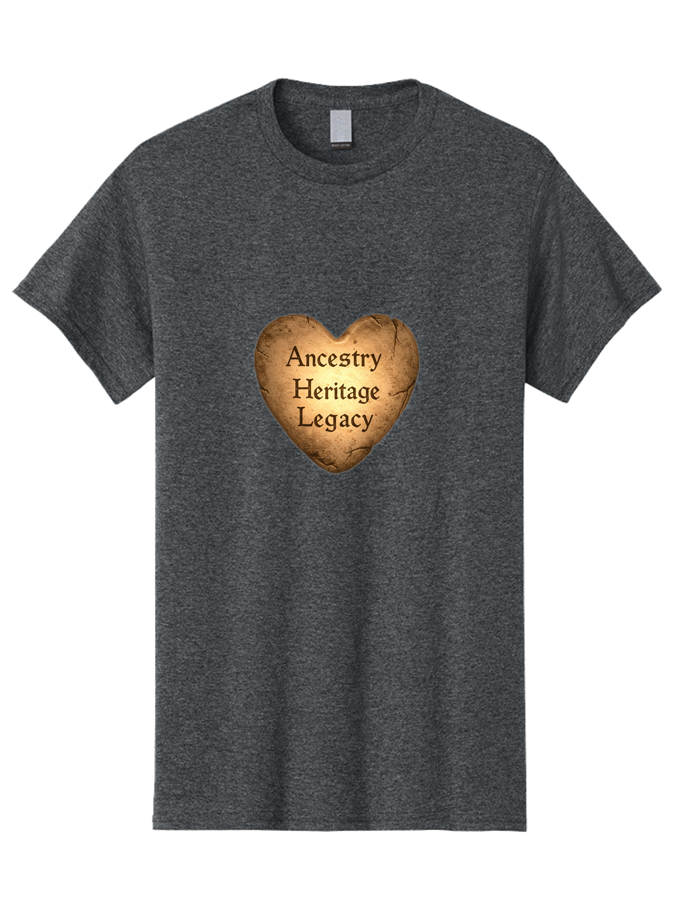 Ancestry-Heritage-Legacy Men'S Graphic Tee, 100% Cotton, Comfortable Casual Summer Wear, Machine Washable, Heartfelt Connection, Family History, Cultural Heritage, Ancestral Roots, Legacy Love, Genealogy Research, Family Tree, Bae112