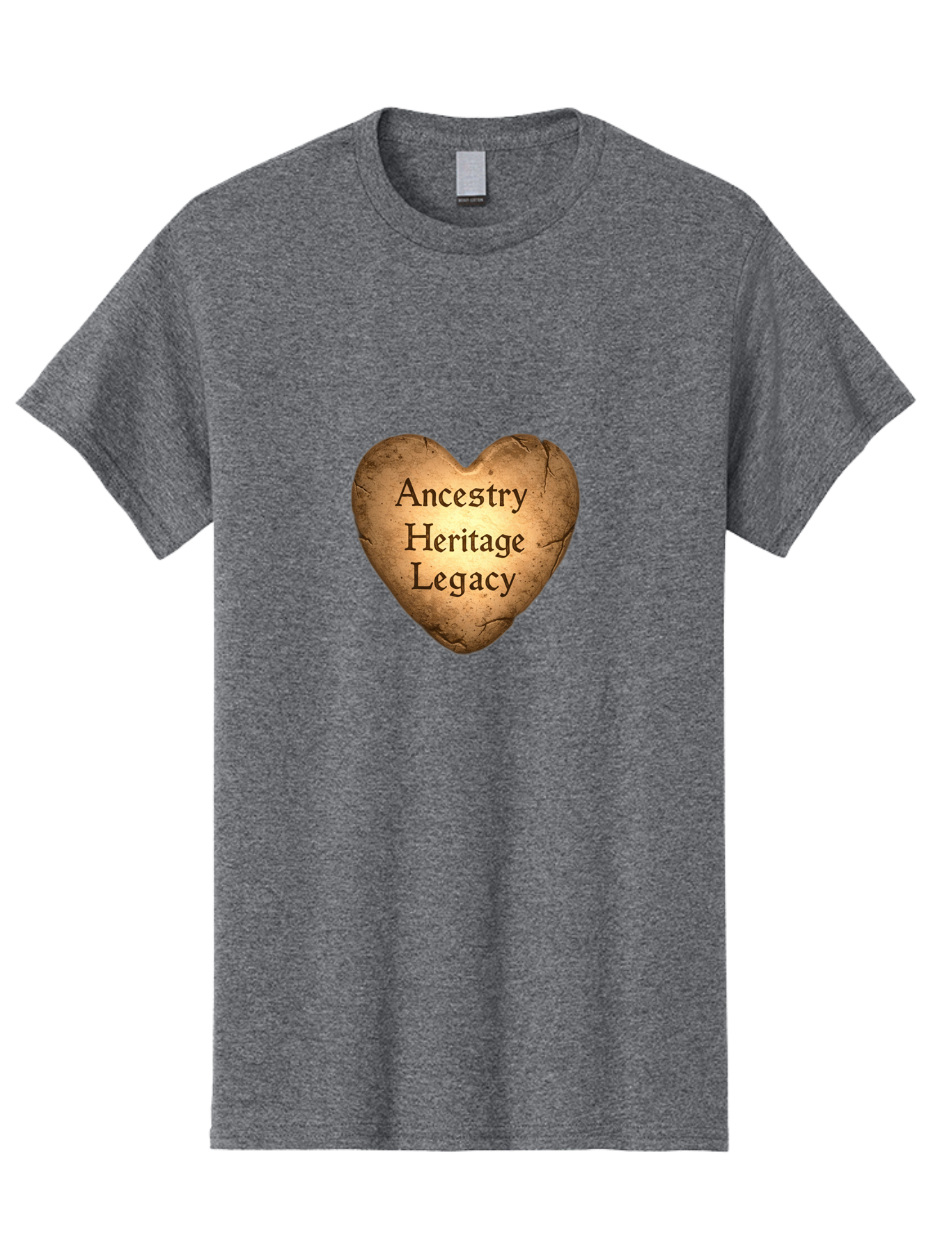 Ancestry-Heritage-Legacy Men'S Graphic Tee, 100% Cotton, Comfortable Casual Summer Wear, Machine Washable, Heartfelt Connection, Family History, Cultural Heritage, Ancestral Roots, Legacy Love, Genealogy Research, Family Tree, Bae112