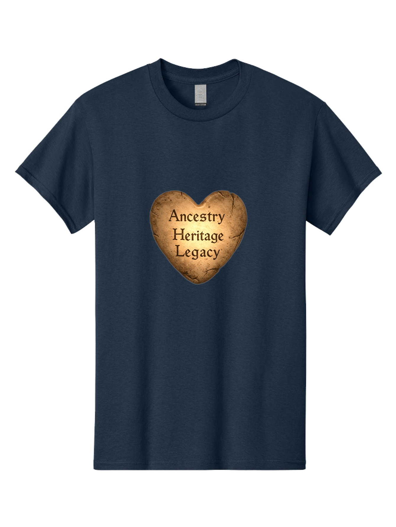 Ancestry-Heritage-Legacy Men'S Graphic Tee, 100% Cotton, Comfortable Casual Summer Wear, Machine Washable, Heartfelt Connection, Family History, Cultural Heritage, Ancestral Roots, Legacy Love, Genealogy Research, Family Tree, Bae112
