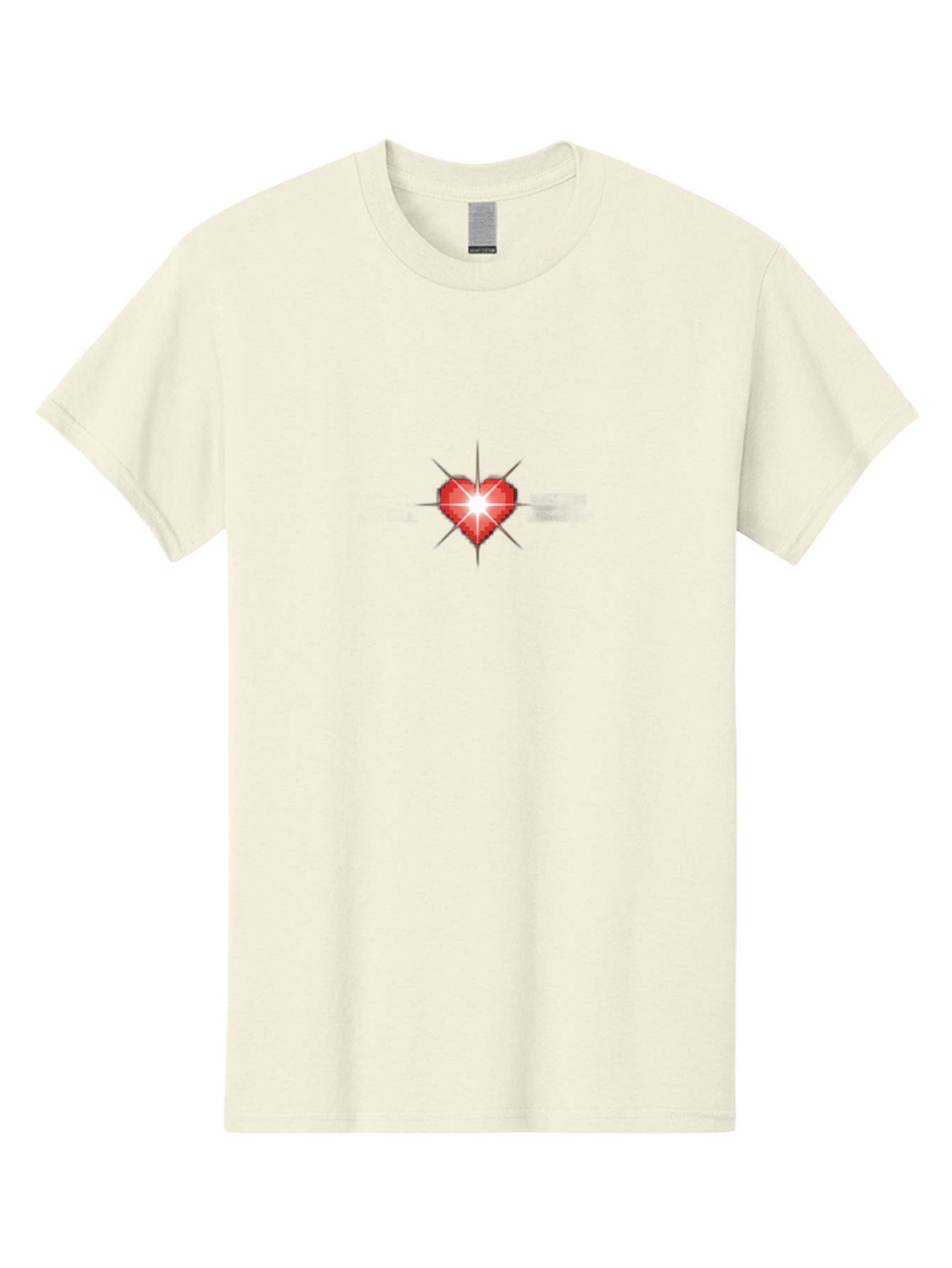 Red-Heart-Sparkle Men'S Graphic Tee, 100% Cotton, Comfortable Casual Summer Wear, Machine Washable, Red Heart, Diamond Heart, Shiny Heart, Love Symbol, Valentine'S Day, Heart Icon, Sparkle Effect, Love Sign Bae254