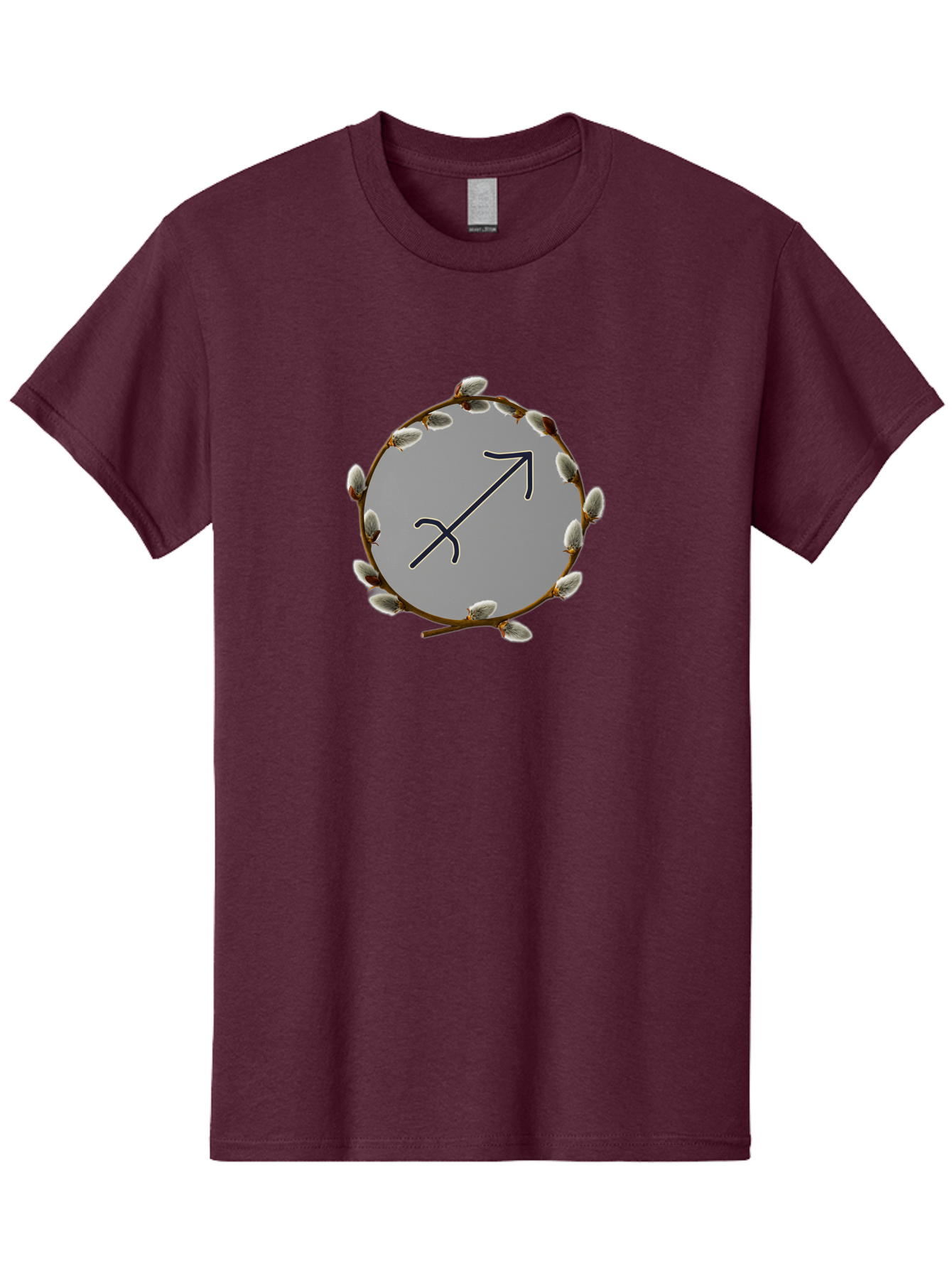 Sagittarius-Zodiac-Sign Men'S Graphic Tee, 100% Cotton, Comfortable Casual Summer Wear, Machine Washable, Sagittarius Zodiac Symbol, Astrology Sign, Arrow Symbol, Mystical Graphics, Spiritual Imagery, Esoteric Art Bae262