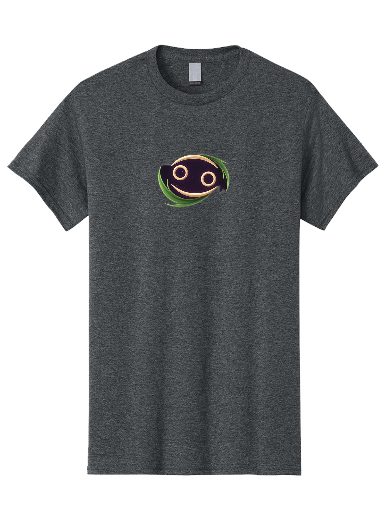 Smiley-Face-Logo Men'S Graphic Tee, 100% Cotton, Comfortable Casual Summer Wear, Machine Washable, Smiling Fish Logo, Cartoon Character Design, Playful Iconography, Simple Graphics, Friendly Face, Cute Illustration, Modern Branding Element, Bae284