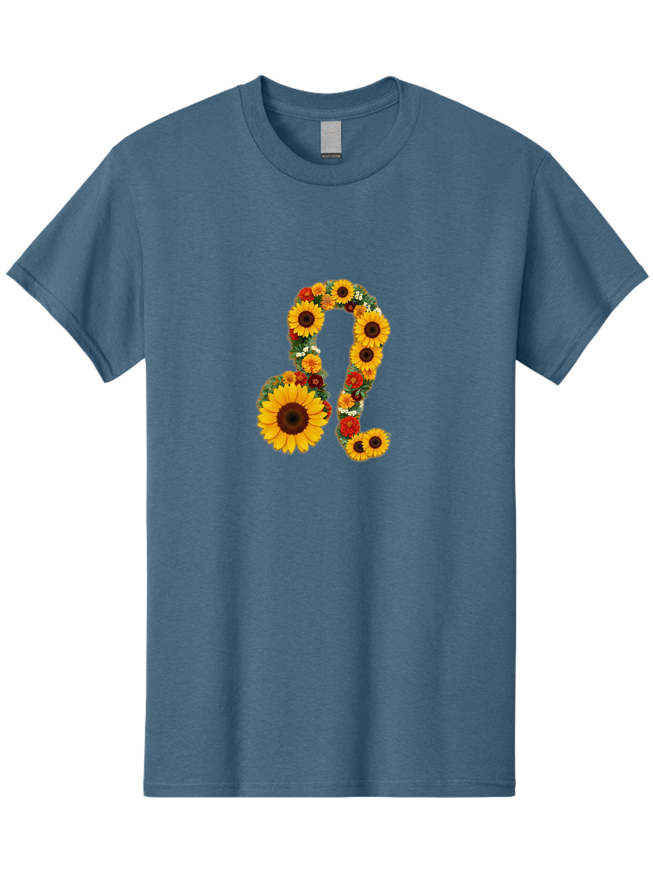 Treble-Clef Men'S Graphic Tee, 100% Cotton, Comfortable Casual Summer Wear, Machine Washable, Sunflowers, Floral Arrangement, Musical Notes, G Clef Symbol, Music Art, Flowers, Creative Typography, Music Lovers, Floral Design, Harmony, Symphony Bae307