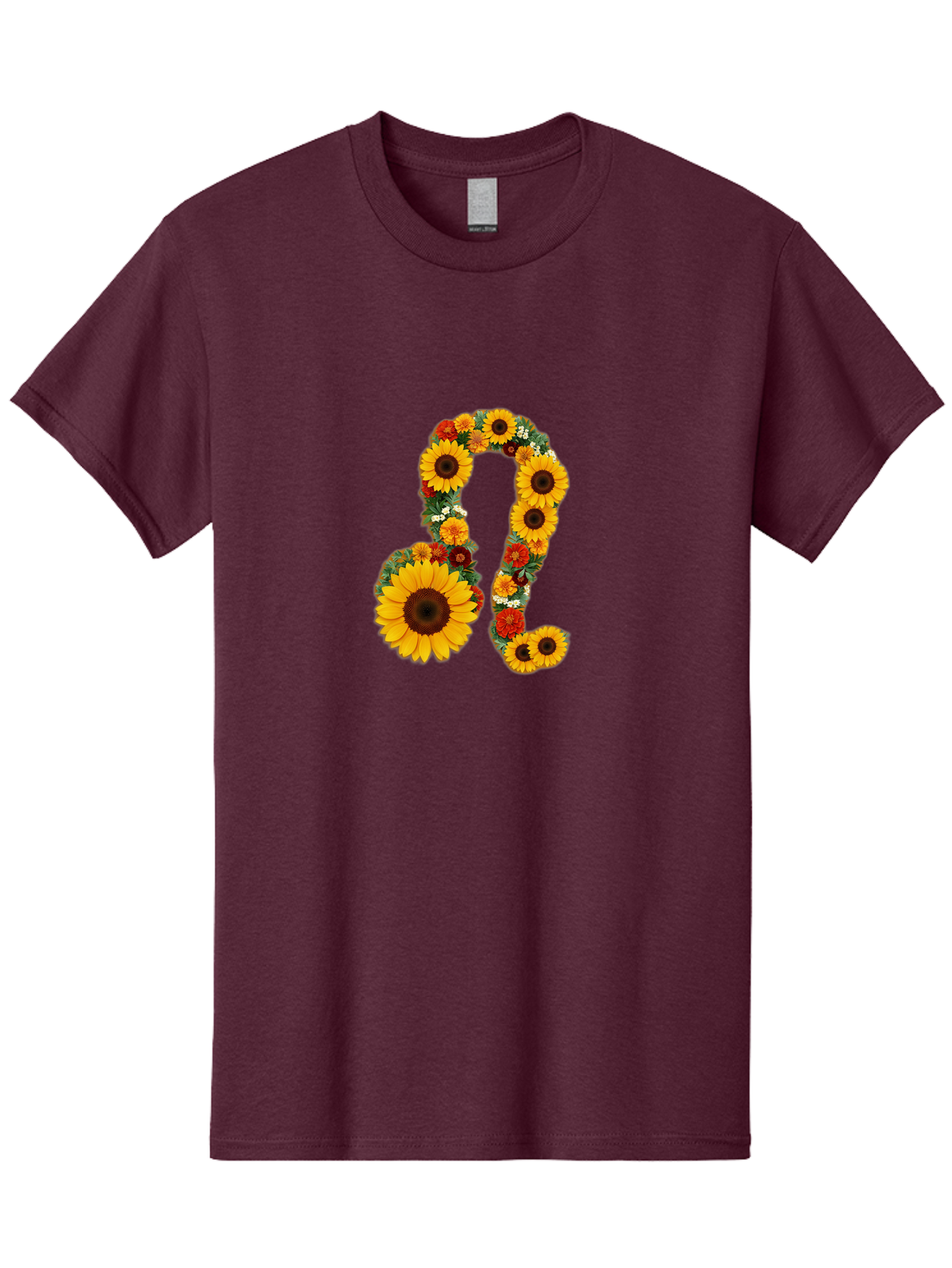 Treble-Clef Men'S Graphic Tee, 100% Cotton, Comfortable Casual Summer Wear, Machine Washable, Sunflowers, Floral Arrangement, Musical Notes, G Clef Symbol, Music Art, Flowers, Creative Typography, Music Lovers, Floral Design, Harmony, Symphony Bae307