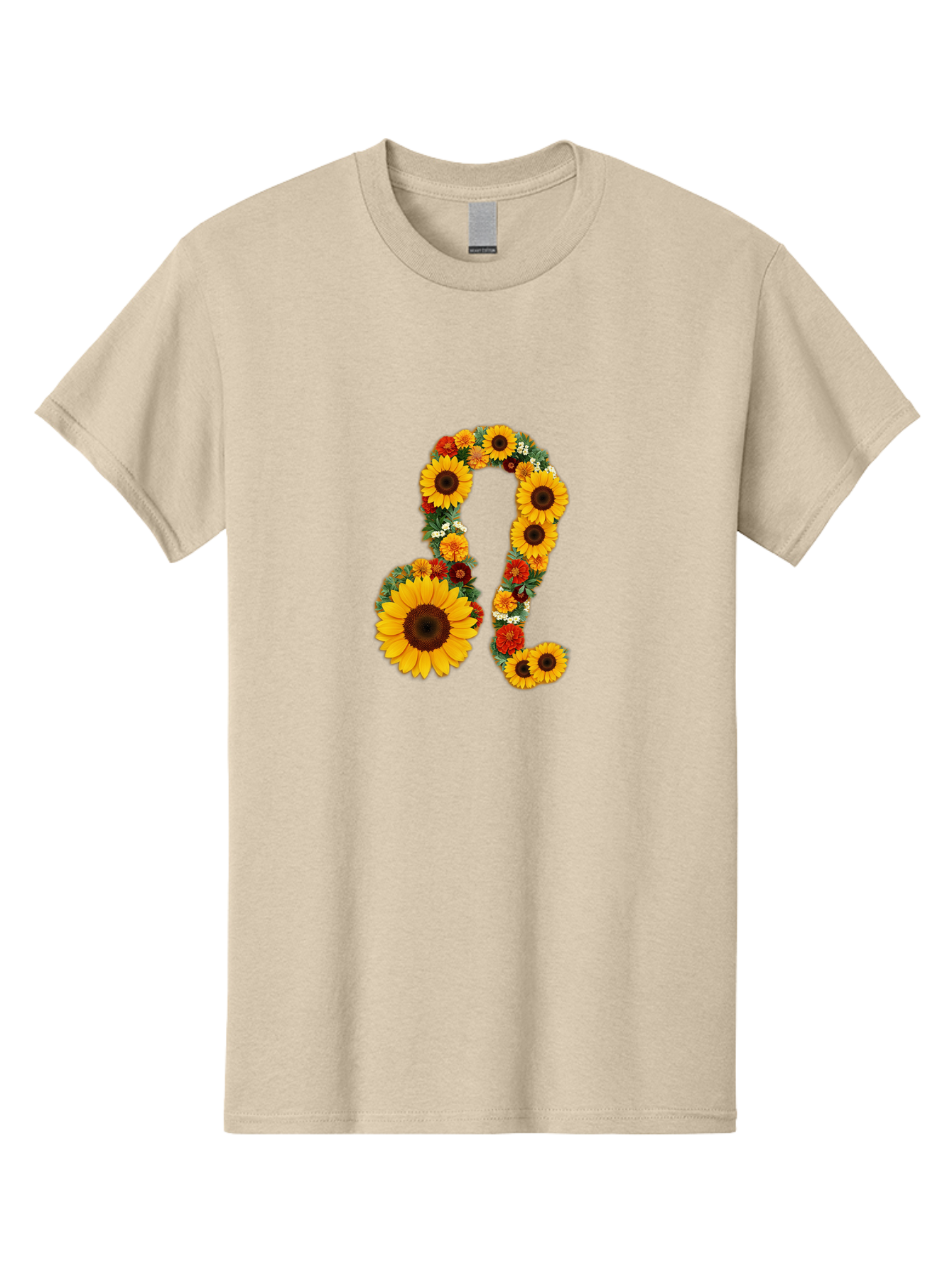 Treble-Clef Men'S Graphic Tee, 100% Cotton, Comfortable Casual Summer Wear, Machine Washable, Sunflowers, Floral Arrangement, Musical Notes, G Clef Symbol, Music Art, Flowers, Creative Typography, Music Lovers, Floral Design, Harmony, Symphony Bae307