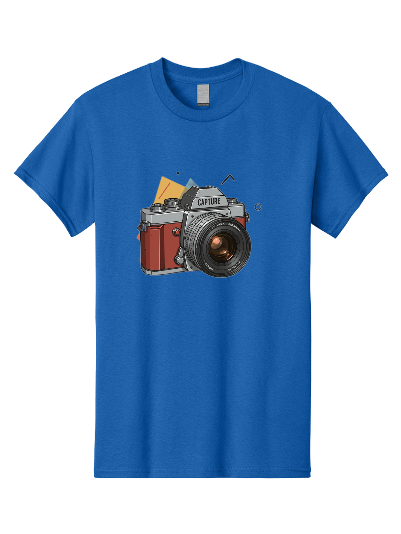 Capture-Camera Men'S Graphic Tee, 100% Cotton, Comfortable Casual Summer Wear, Machine Washable, Vintage Camera, Capture Moment, Photography Equipment, Capture The Moment, Dslr Camera, Camera Lens, Photography Accessories, Retro Camera Design, Bae384