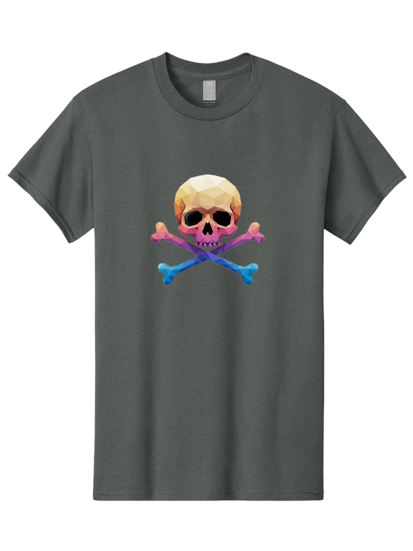 Jolly-Roger-Skull-1 Men'S Graphic Tee, 100% Cotton, Comfortable Casual Summer Wear, Machine Washable, Skull, Crossbones, Pirate Symbol, Danger Sign, Warning Sign, Pirate Flag, Skull And Crossbones, Pirate Emblem, Danger Alert, Toxic Symbol, Bae473
