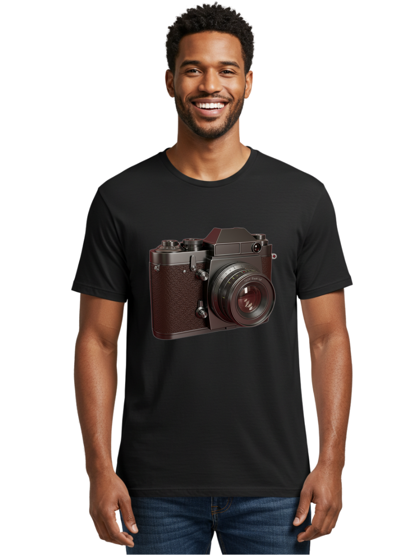 Leica-M6-1 Men'S Graphic Tee, 100% Cotton, Comfortable Casual Summer Wear, Machine Washable, Vintage Camera, Leica M6, Film Photography, Photography Equipment, Classic Design, Retro Style, Photography Gear, Camera Body, 35Mm Film Bae484