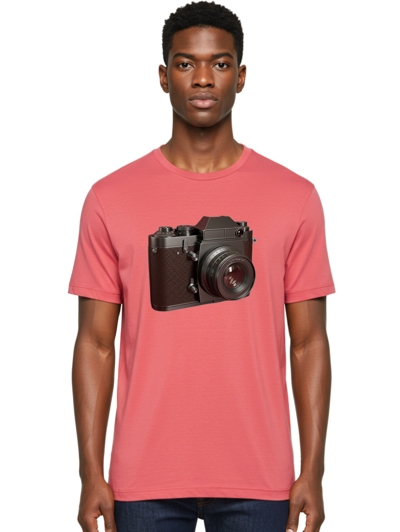 Leica-M6-1 Men'S Graphic Tee, 100% Cotton, Comfortable Casual Summer Wear, Machine Washable, Vintage Camera, Leica M6, Film Photography, Photography Equipment, Classic Design, Retro Style, Photography Gear, Camera Body, 35Mm Film Bae484