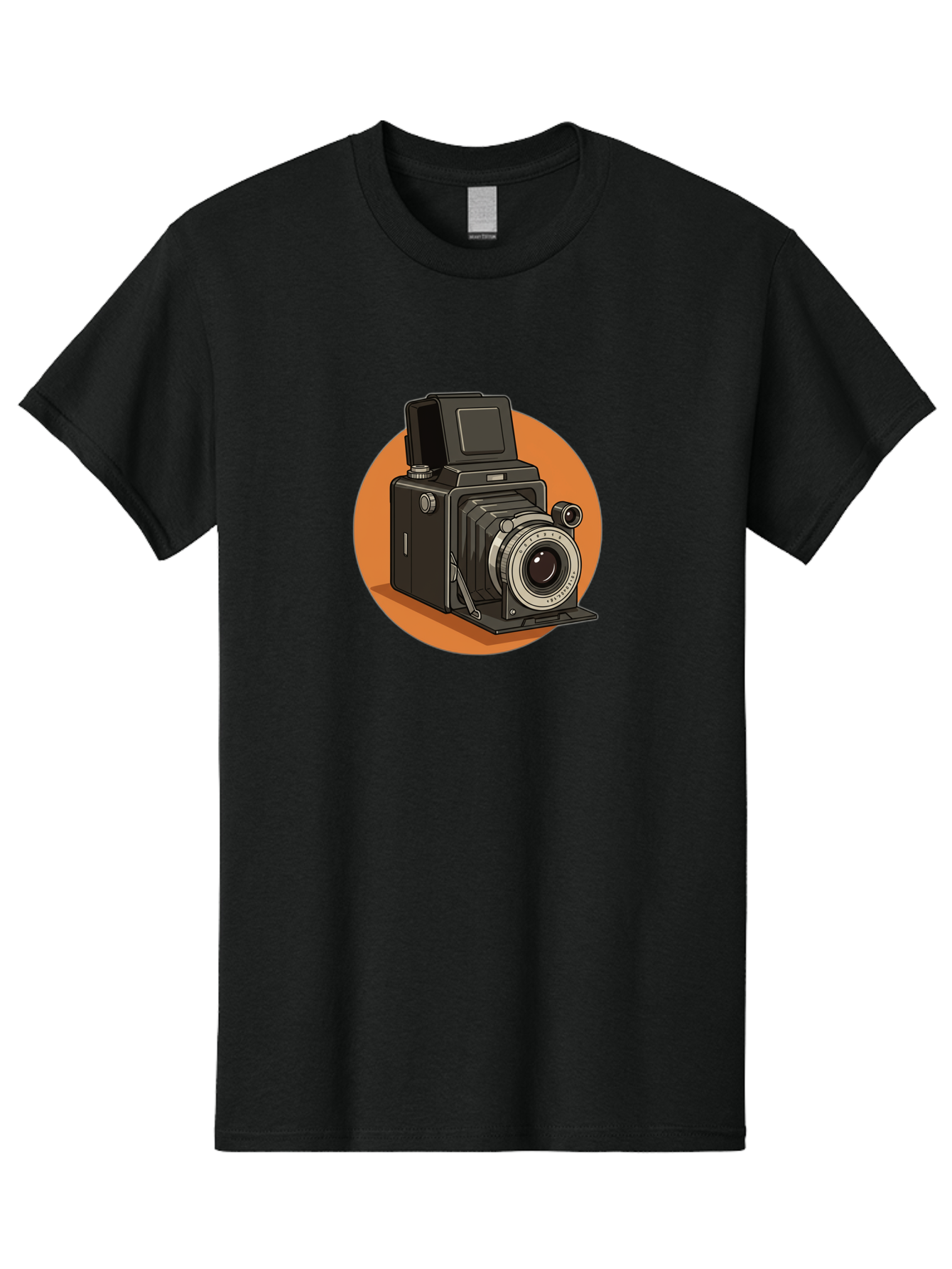 Medium-Format-Camera Men'S Graphic Tee, 100% Cotton, Comfortable Casual Summer Wear, Machine Washable, Vintage Camera, Old Camera, Photography Equipment, Classic Design, Retro Style, Camera Lens, Photography Gear, Nostalgic Feel Bae492