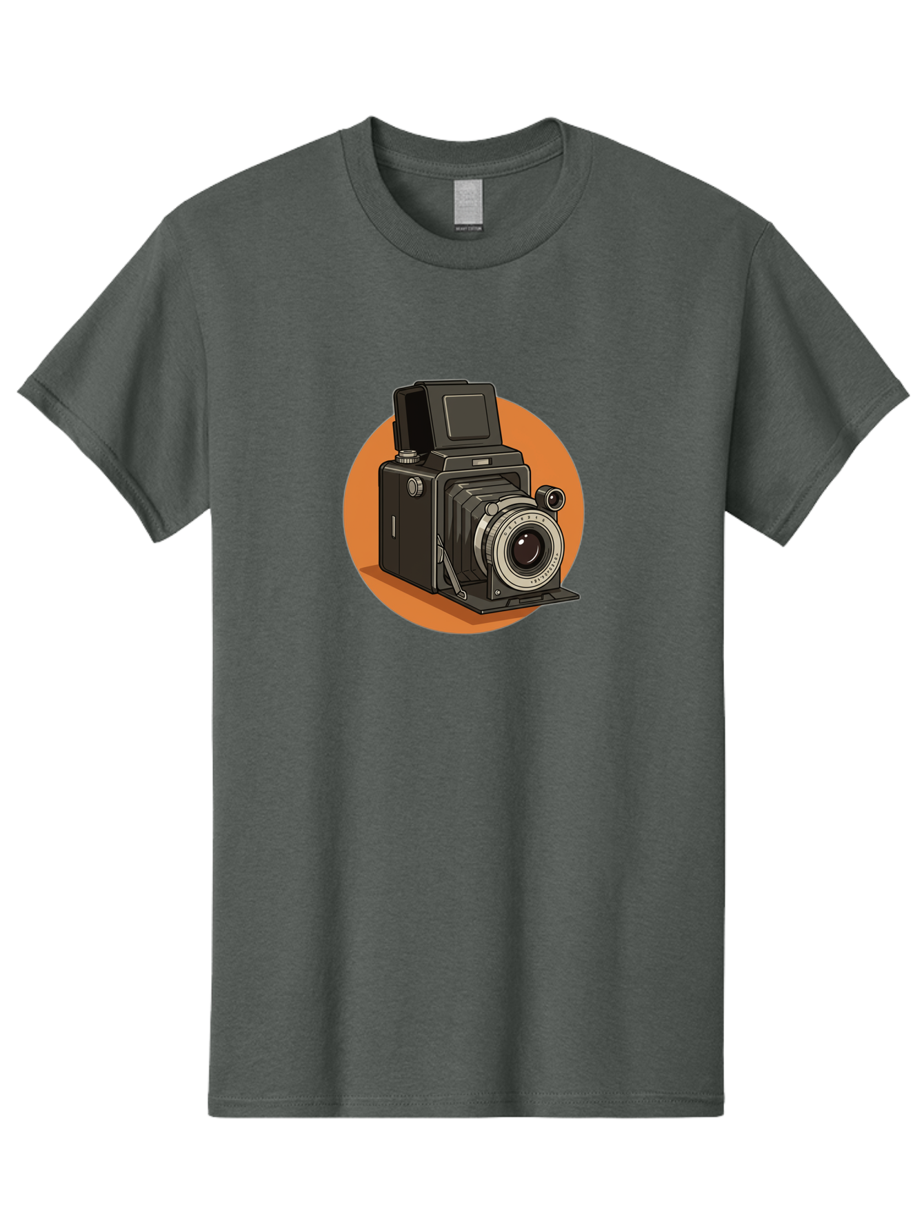 Medium-Format-Camera Men'S Graphic Tee, 100% Cotton, Comfortable Casual Summer Wear, Machine Washable, Vintage Camera, Old Camera, Photography Equipment, Classic Design, Retro Style, Camera Lens, Photography Gear, Nostalgic Feel Bae492