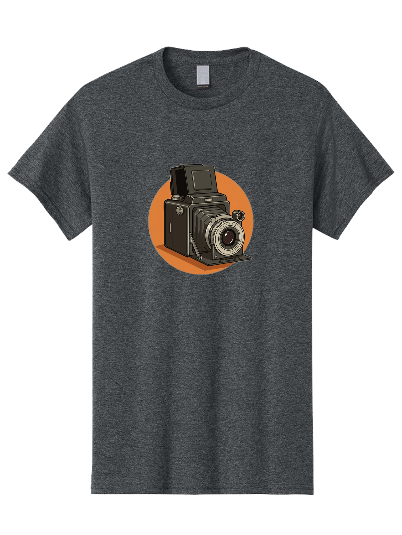 Medium-Format-Camera Men'S Graphic Tee, 100% Cotton, Comfortable Casual Summer Wear, Machine Washable, Vintage Camera, Old Camera, Photography Equipment, Classic Design, Retro Style, Camera Lens, Photography Gear, Nostalgic Feel Bae492