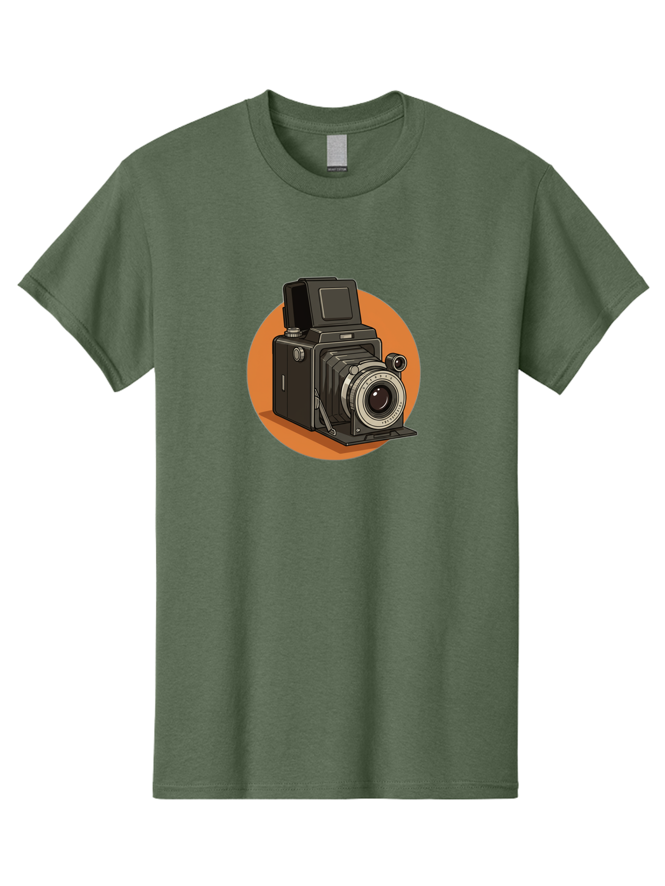 Medium-Format-Camera Men'S Graphic Tee, 100% Cotton, Comfortable Casual Summer Wear, Machine Washable, Vintage Camera, Old Camera, Photography Equipment, Classic Design, Retro Style, Camera Lens, Photography Gear, Nostalgic Feel Bae492