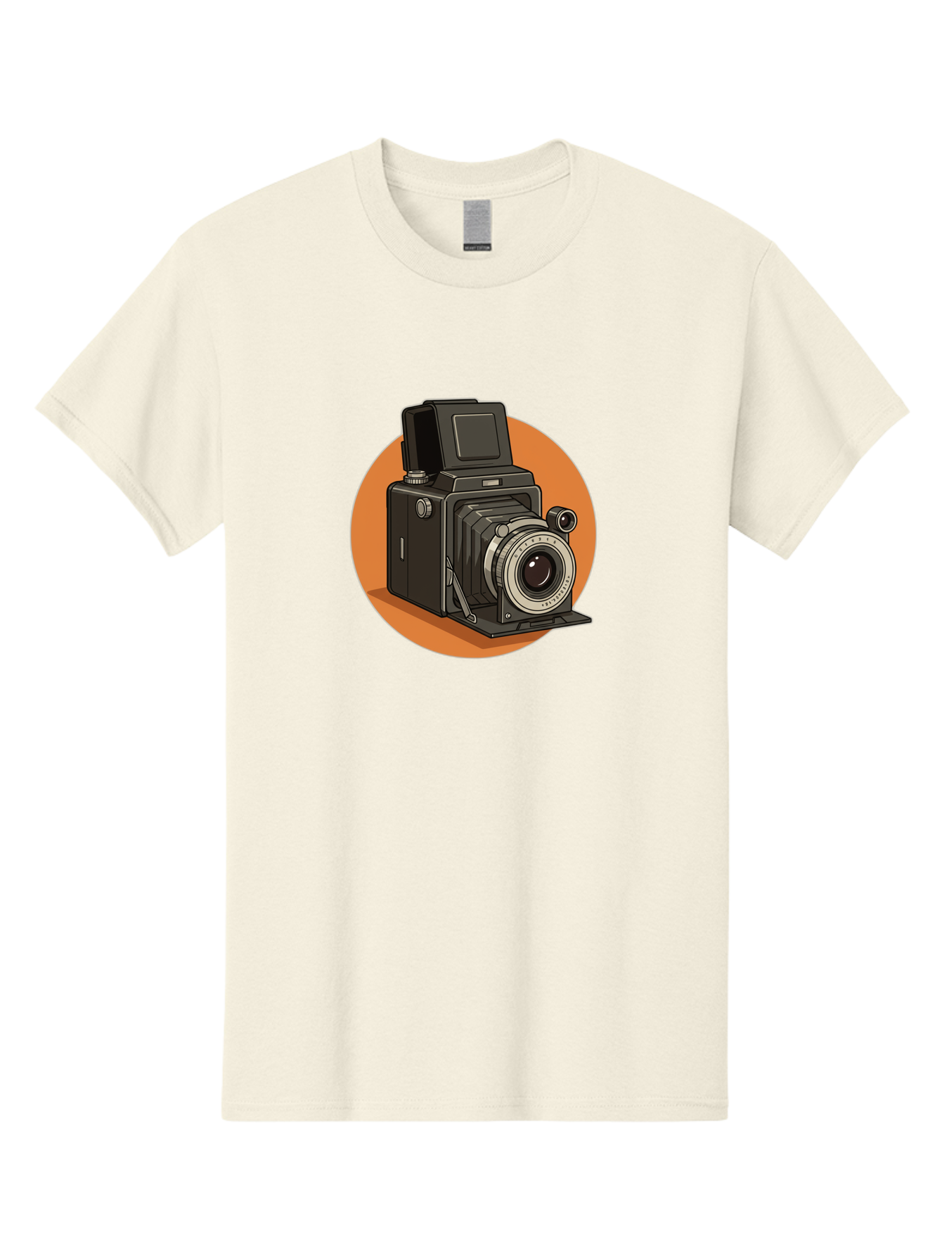 Medium-Format-Camera Men'S Graphic Tee, 100% Cotton, Comfortable Casual Summer Wear, Machine Washable, Vintage Camera, Old Camera, Photography Equipment, Classic Design, Retro Style, Camera Lens, Photography Gear, Nostalgic Feel Bae492