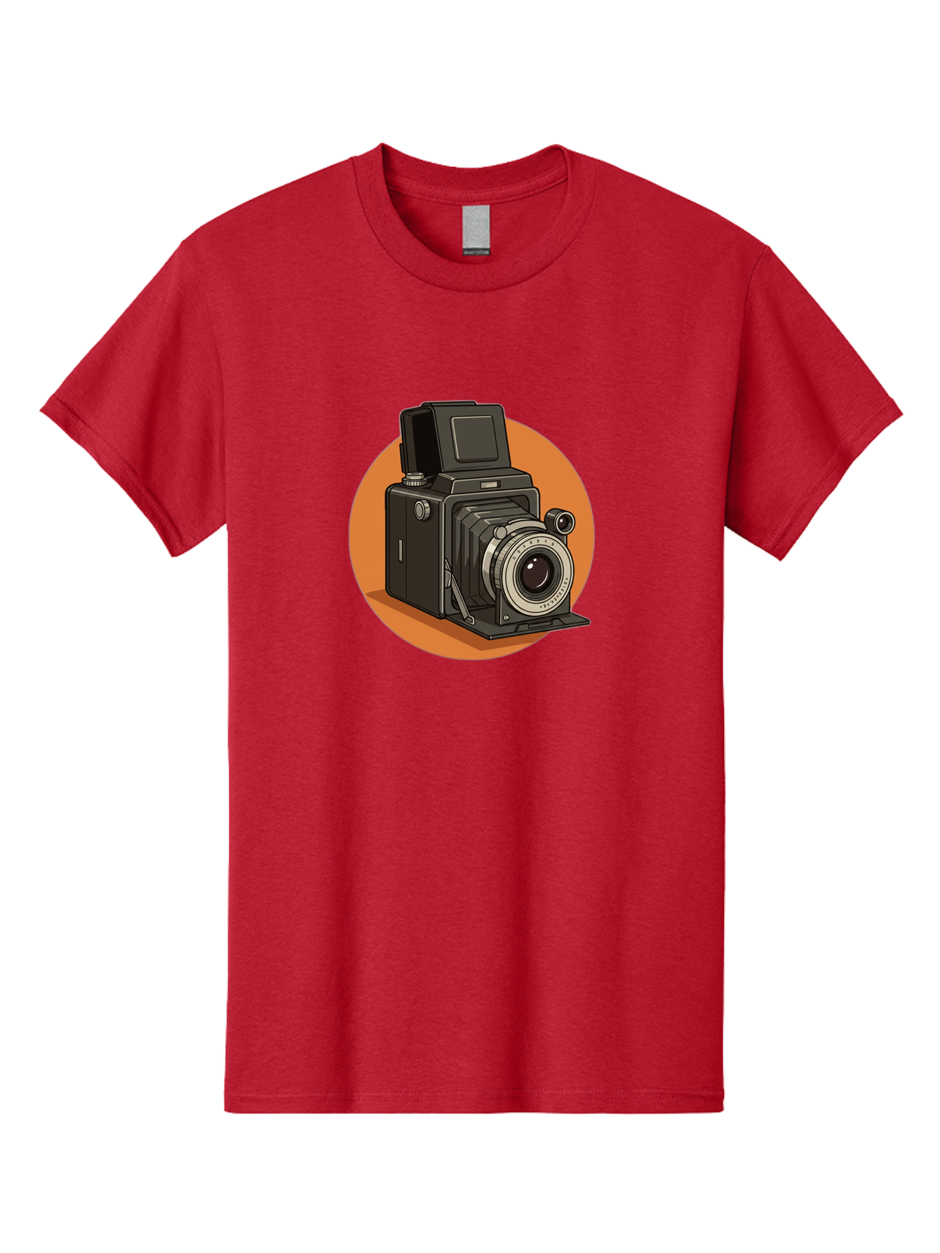Medium-Format-Camera Men'S Graphic Tee, 100% Cotton, Comfortable Casual Summer Wear, Machine Washable, Vintage Camera, Old Camera, Photography Equipment, Classic Design, Retro Style, Camera Lens, Photography Gear, Nostalgic Feel Bae492