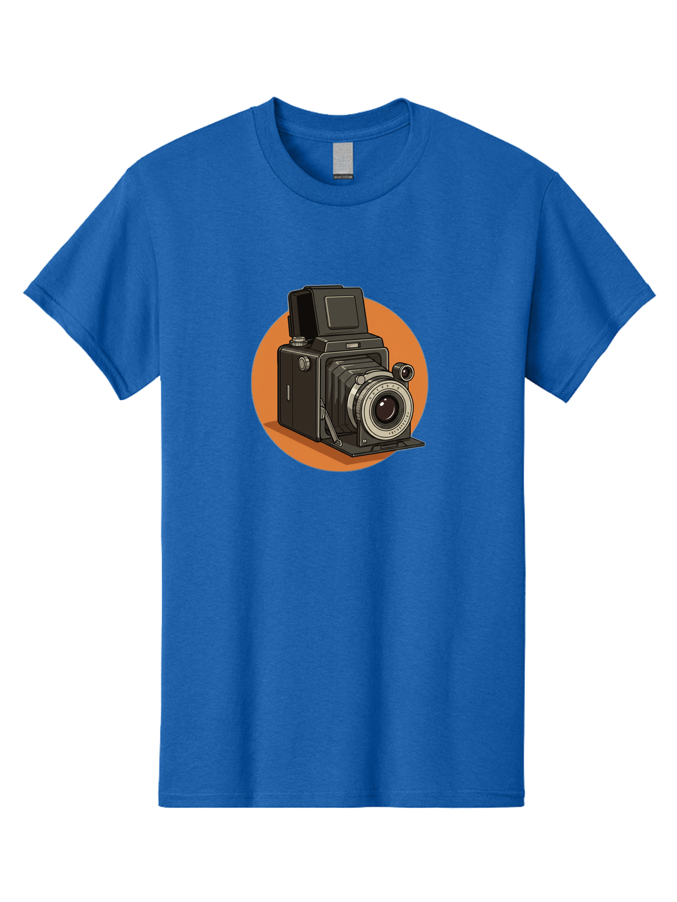 Medium-Format-Camera Men'S Graphic Tee, 100% Cotton, Comfortable Casual Summer Wear, Machine Washable, Vintage Camera, Old Camera, Photography Equipment, Classic Design, Retro Style, Camera Lens, Photography Gear, Nostalgic Feel Bae492