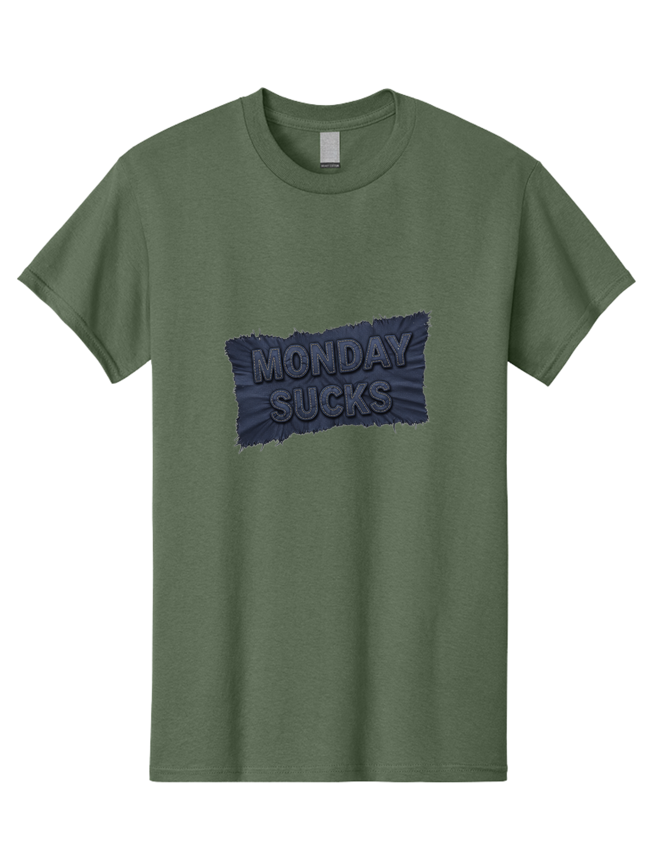 Monday-Sucks Men'S Graphic Tee, 100% Cotton, Comfortable Casual Summer Wear, Machine Washable, Motivation, Monday Blues, Negative Vibes, Motivational Quote, Funny Saying, Humor, Meme, Grunge Style, Bold Text, Inspirational Phrase Bae535