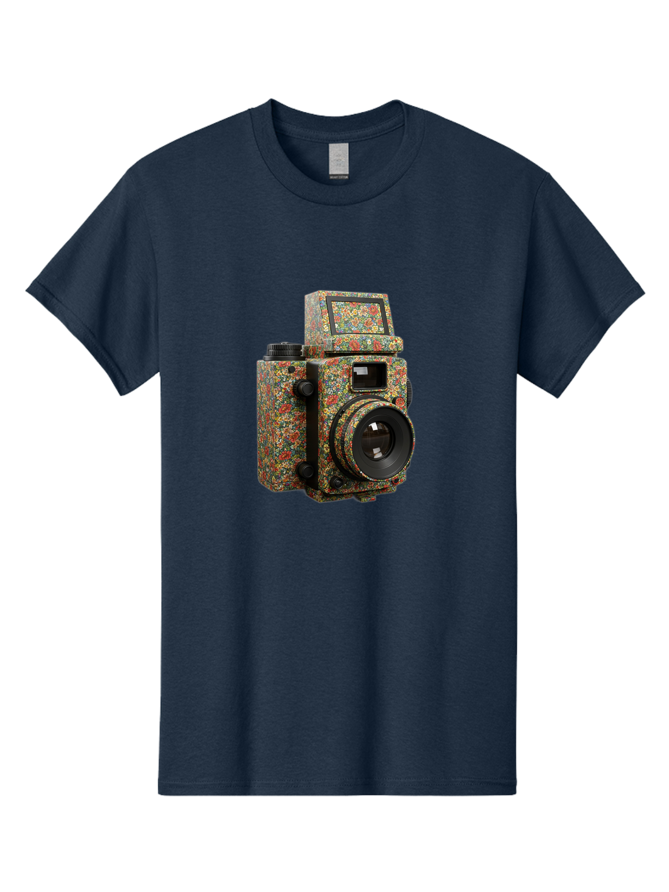Multicolored-Camera Men'S Graphic Tee, 100% Cotton, Comfortable Casual Summer Wear, Machine Washable, Multicolored Paint Splatters, Artistic Camera Design, Vibrant Decor, Photography Equipment, Creative Expression, Unique Art Piece, Bae565