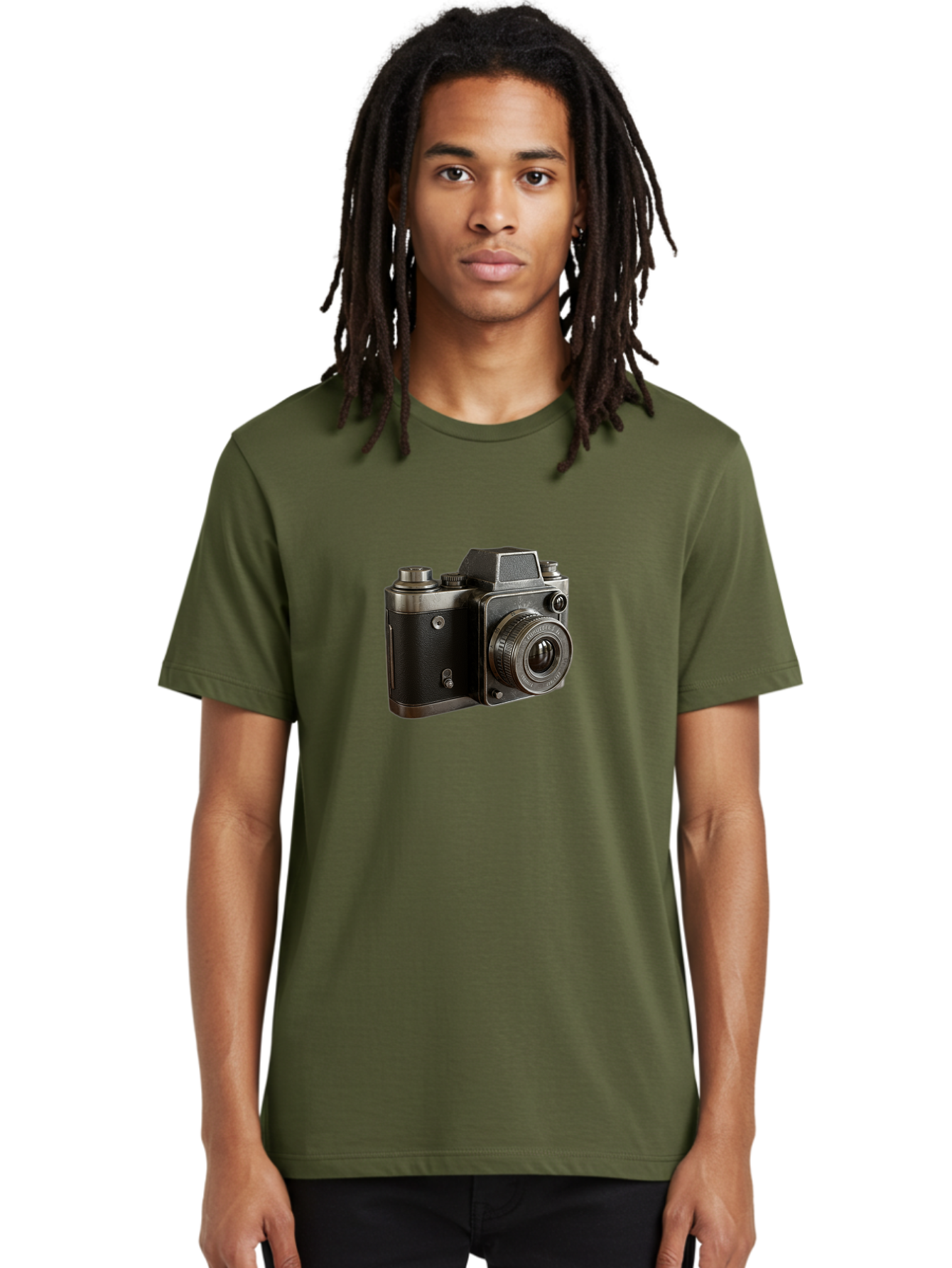Old-Camera Men'S Graphic Tee, 100% Cotton, Comfortable Casual Summer Wear, Machine Washable, Classic Camera, Vintage Photography, Retro Style, Analog Camera, Photography Equipment, Antique Camera, Nostalgic Feel, Film Camera Bae571