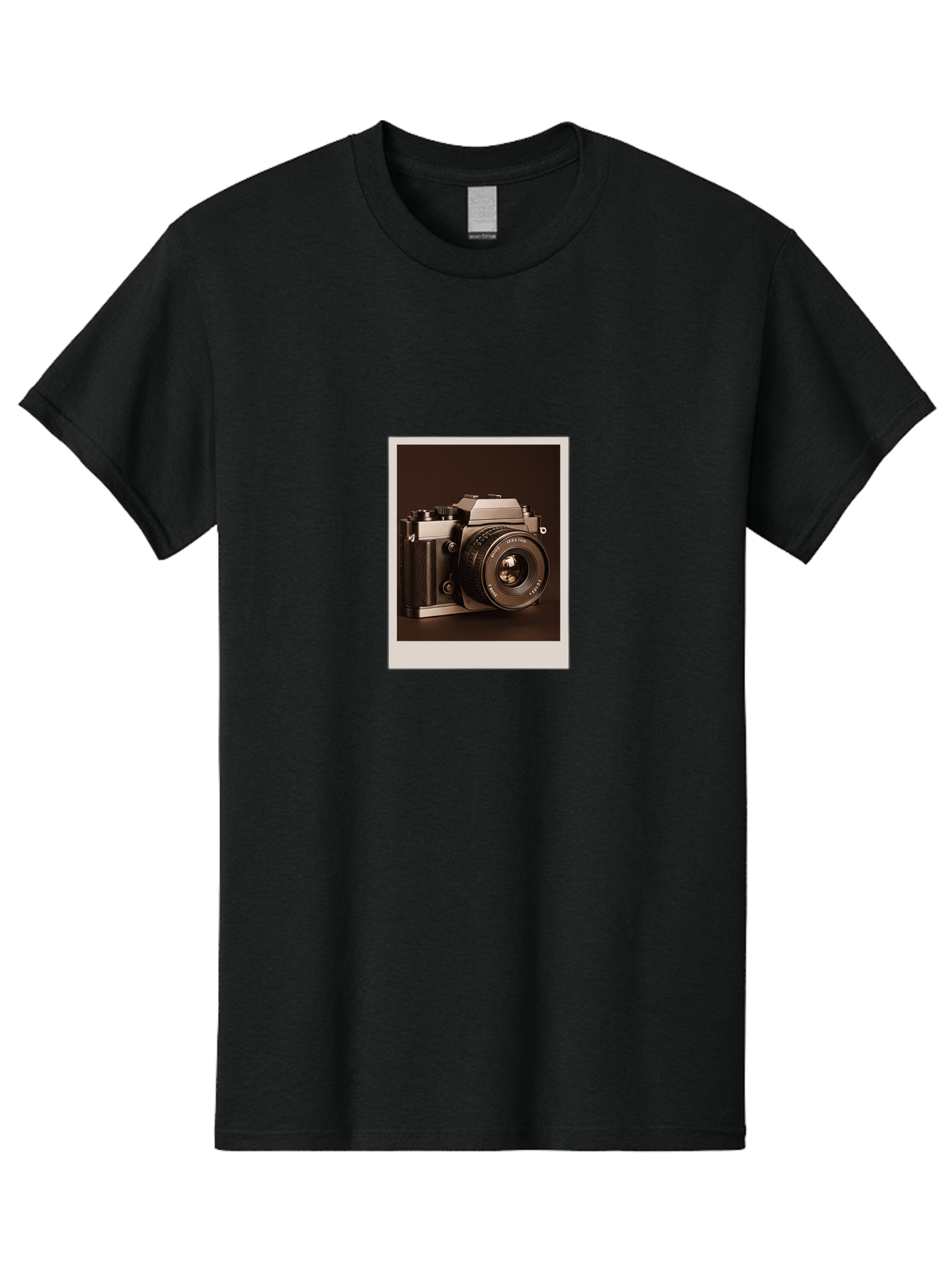 Polaroid-Camera-2 Men'S Graphic Tee, 100% Cotton, Comfortable Casual Summer Wear, Machine Washable, Vintage Camera, Polaroid Photo, Retro Style, Instant Camera, Classic Photography, Nostalgic, Film Camera, Photography Equipment Bae682