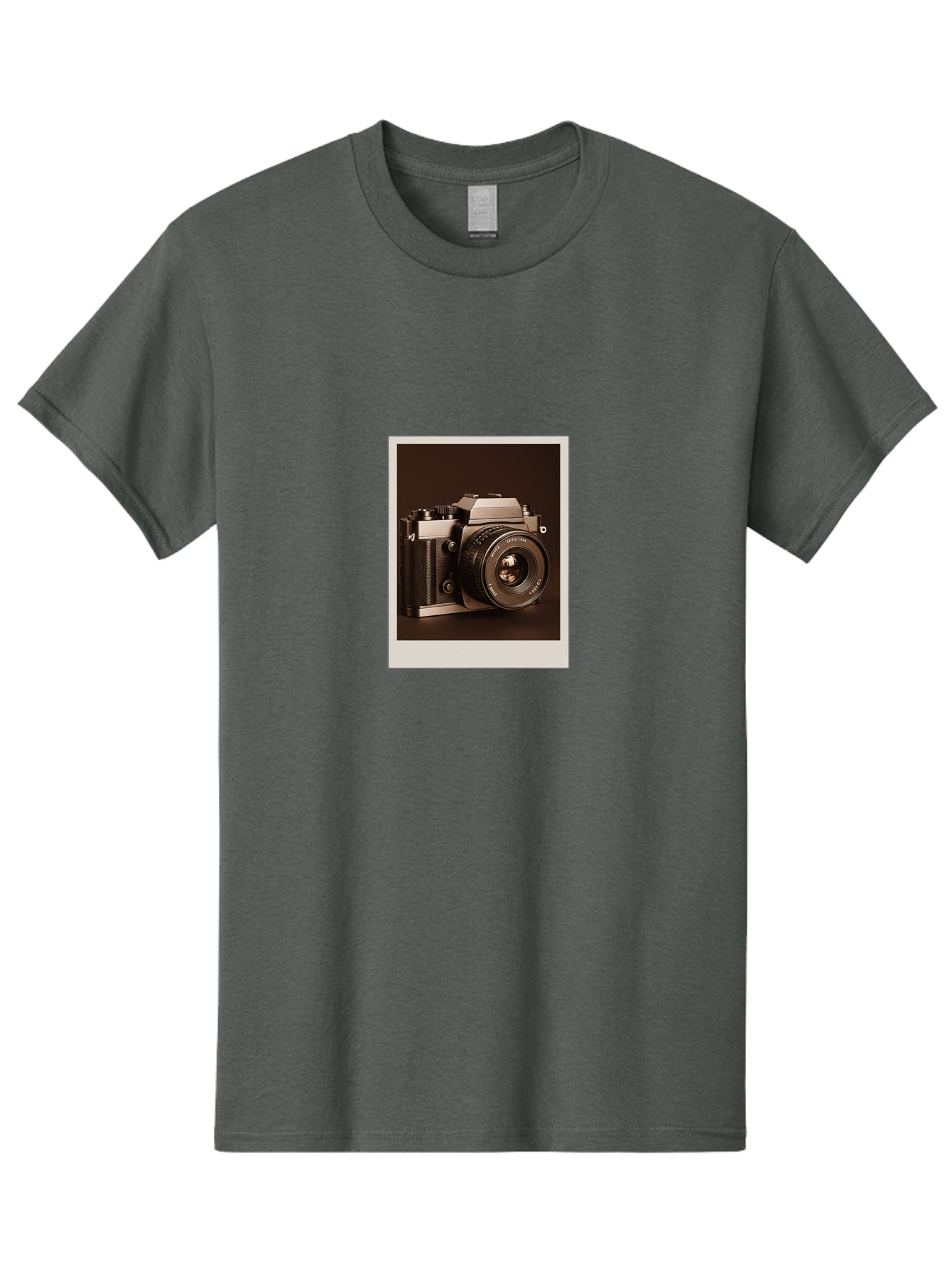 Polaroid-Camera-2 Men'S Graphic Tee, 100% Cotton, Comfortable Casual Summer Wear, Machine Washable, Vintage Camera, Polaroid Photo, Retro Style, Instant Camera, Classic Photography, Nostalgic, Film Camera, Photography Equipment Bae682