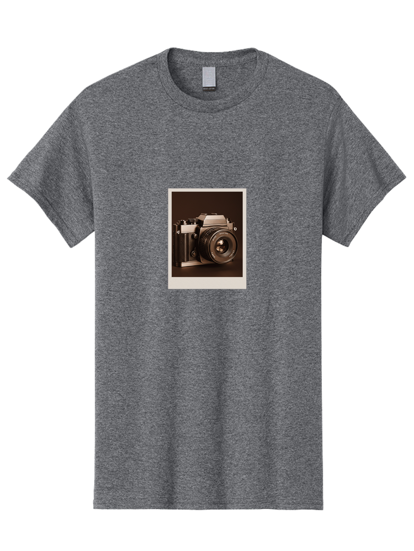 Polaroid-Camera-2 Men'S Graphic Tee, 100% Cotton, Comfortable Casual Summer Wear, Machine Washable, Vintage Camera, Polaroid Photo, Retro Style, Instant Camera, Classic Photography, Nostalgic, Film Camera, Photography Equipment Bae682