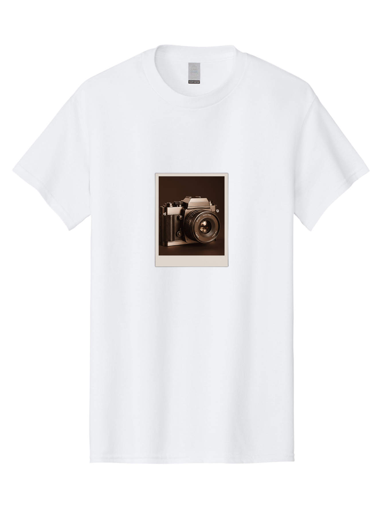 Polaroid-Camera-2 Men'S Graphic Tee, 100% Cotton, Comfortable Casual Summer Wear, Machine Washable, Vintage Camera, Polaroid Photo, Retro Style, Instant Camera, Classic Photography, Nostalgic, Film Camera, Photography Equipment Bae682