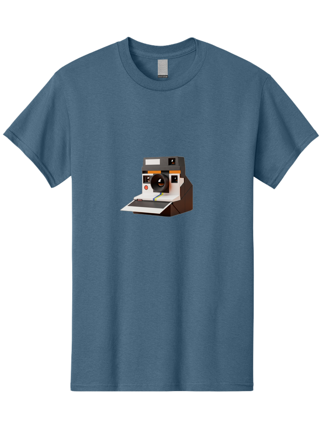 Polaroid-Camera-8 Men'S Graphic Tee, 100% Cotton, Comfortable Casual Summer Wear, Machine Washable, Vintage Camera, Instant Photography, Retro Technology, Analog Camera, Nostalgic Design, Photography Equipment, Classic Style Bae688