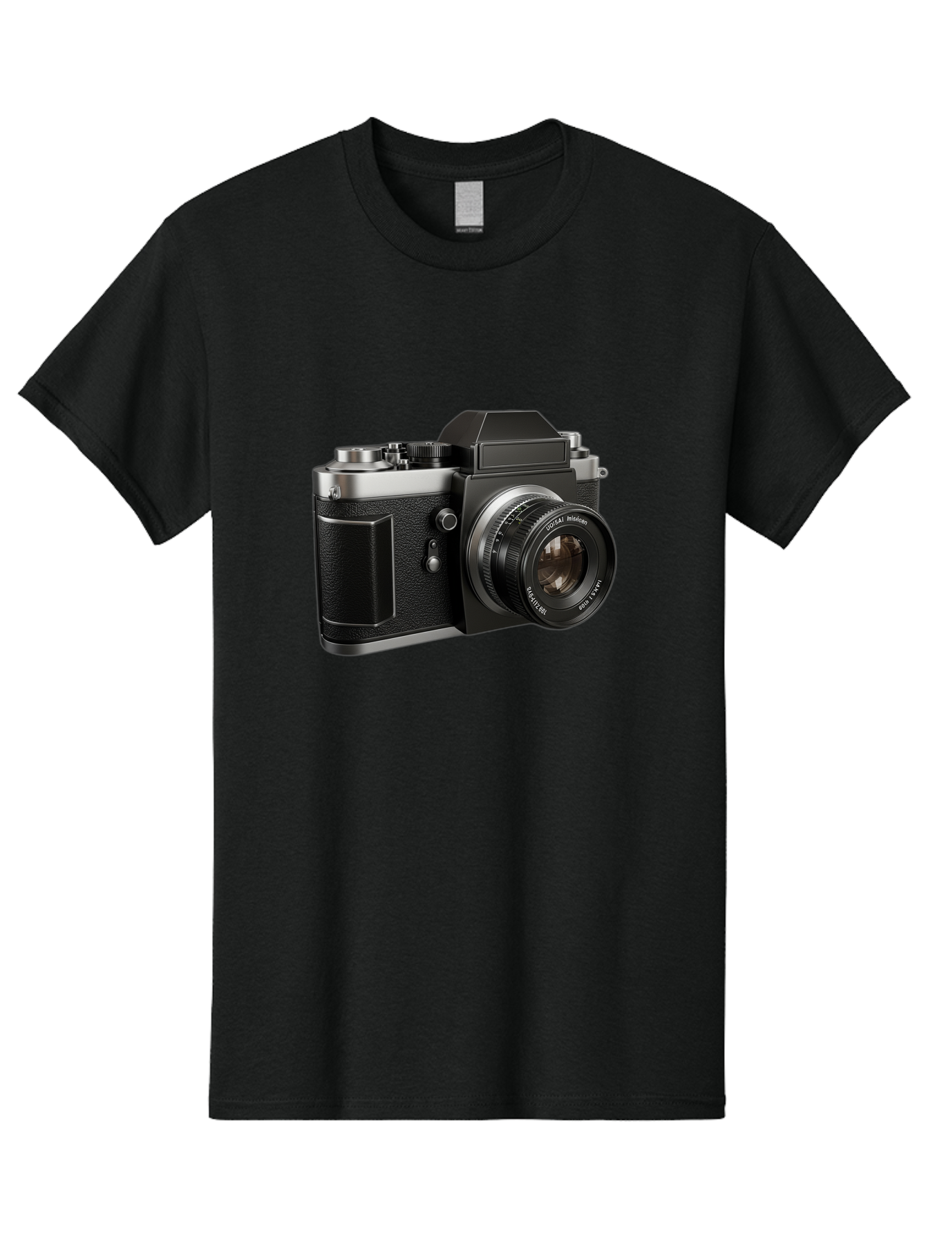 Praktica Men'S Graphic Tee, 100% Cotton, Comfortable Casual Summer Wear, Machine Washable, Vintage Camera, Photography Equipment, Classic Design, Black Camera Body, Lens Details, Optical Viewfinder, Shutter Release, Photography Gear, Bae692