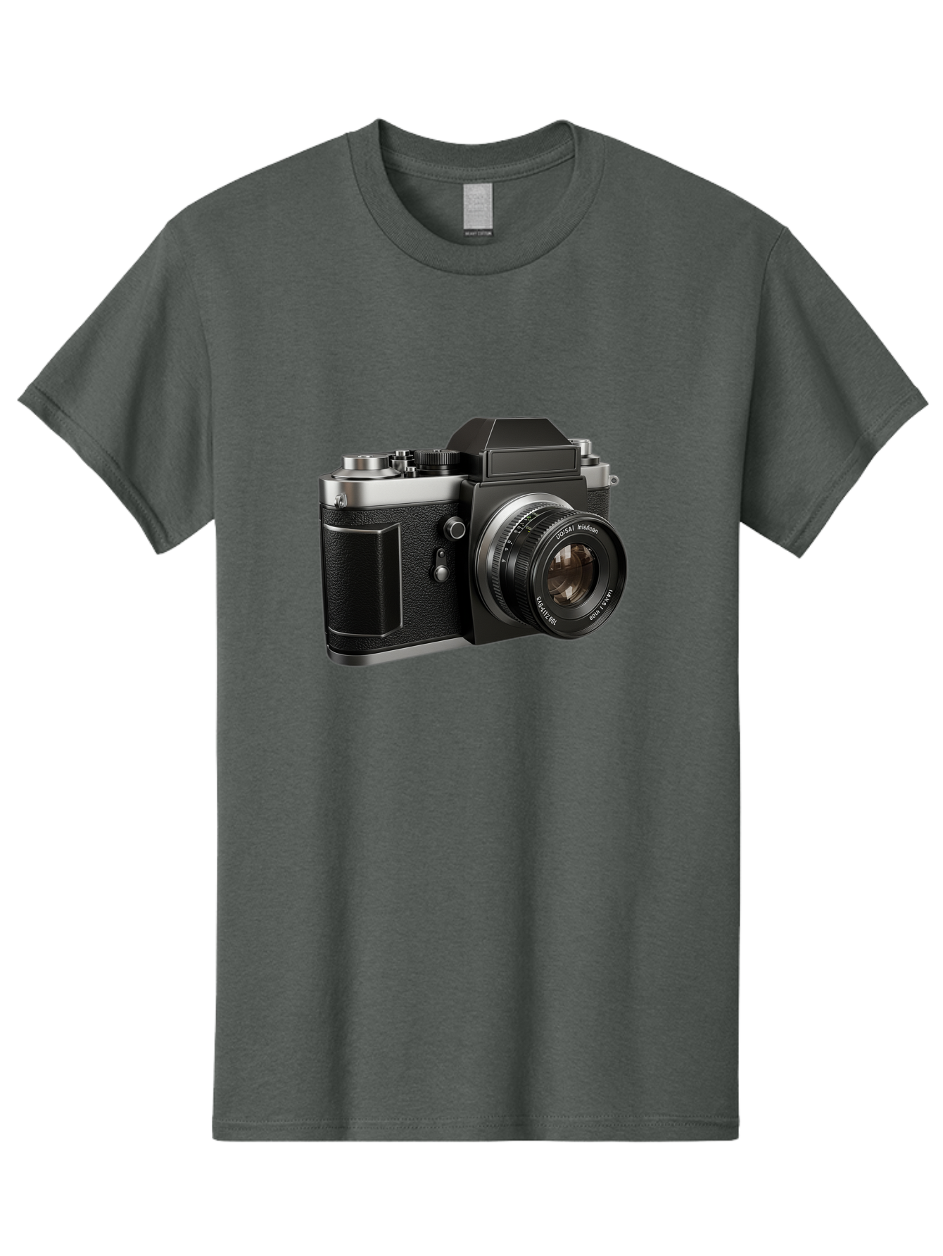 Praktica Men'S Graphic Tee, 100% Cotton, Comfortable Casual Summer Wear, Machine Washable, Vintage Camera, Photography Equipment, Classic Design, Black Camera Body, Lens Details, Optical Viewfinder, Shutter Release, Photography Gear, Bae692