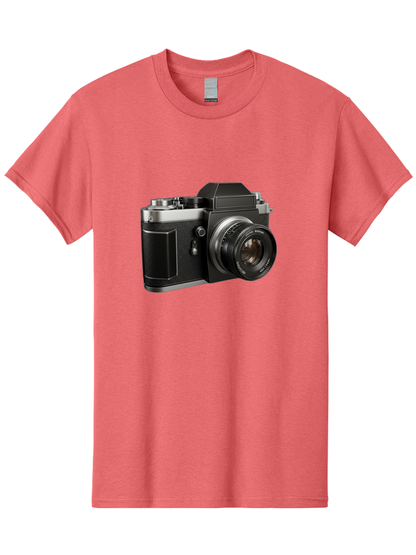 Praktica Men'S Graphic Tee, 100% Cotton, Comfortable Casual Summer Wear, Machine Washable, Vintage Camera, Photography Equipment, Classic Design, Black Camera Body, Lens Details, Optical Viewfinder, Shutter Release, Photography Gear, Bae692