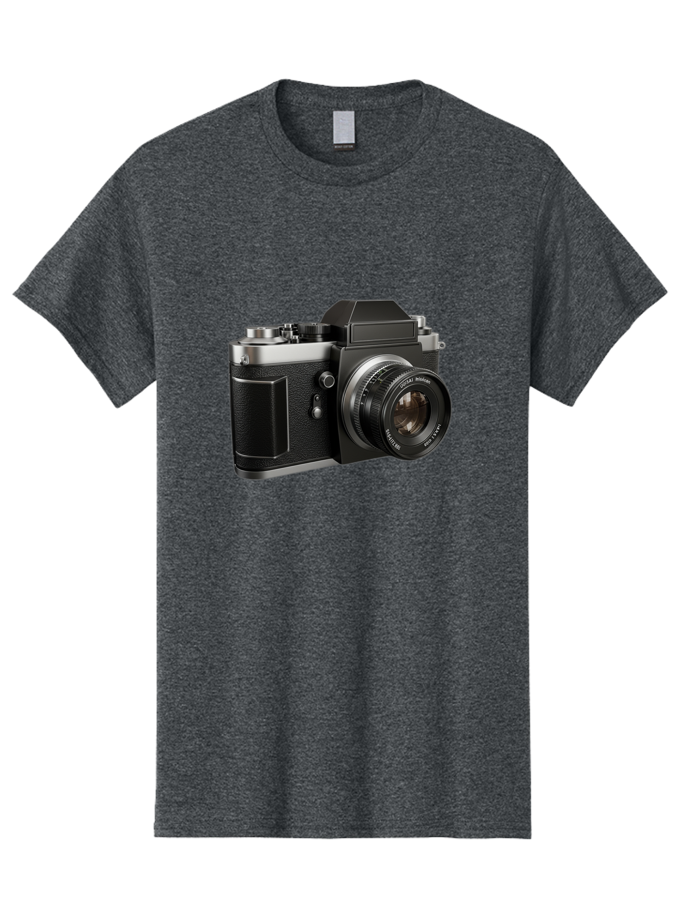 Praktica Men'S Graphic Tee, 100% Cotton, Comfortable Casual Summer Wear, Machine Washable, Vintage Camera, Photography Equipment, Classic Design, Black Camera Body, Lens Details, Optical Viewfinder, Shutter Release, Photography Gear, Bae692