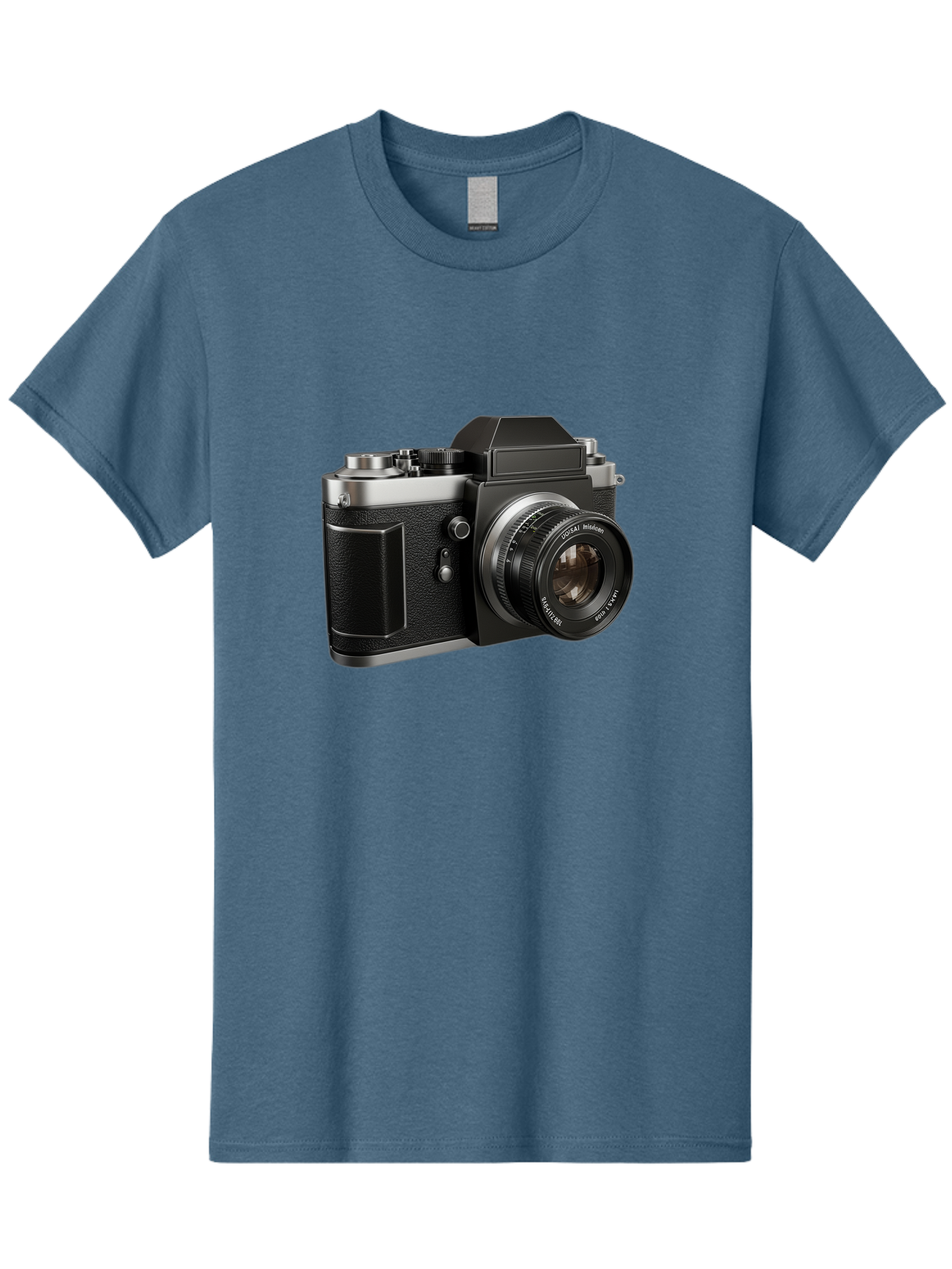 Praktica Men'S Graphic Tee, 100% Cotton, Comfortable Casual Summer Wear, Machine Washable, Vintage Camera, Photography Equipment, Classic Design, Black Camera Body, Lens Details, Optical Viewfinder, Shutter Release, Photography Gear, Bae692