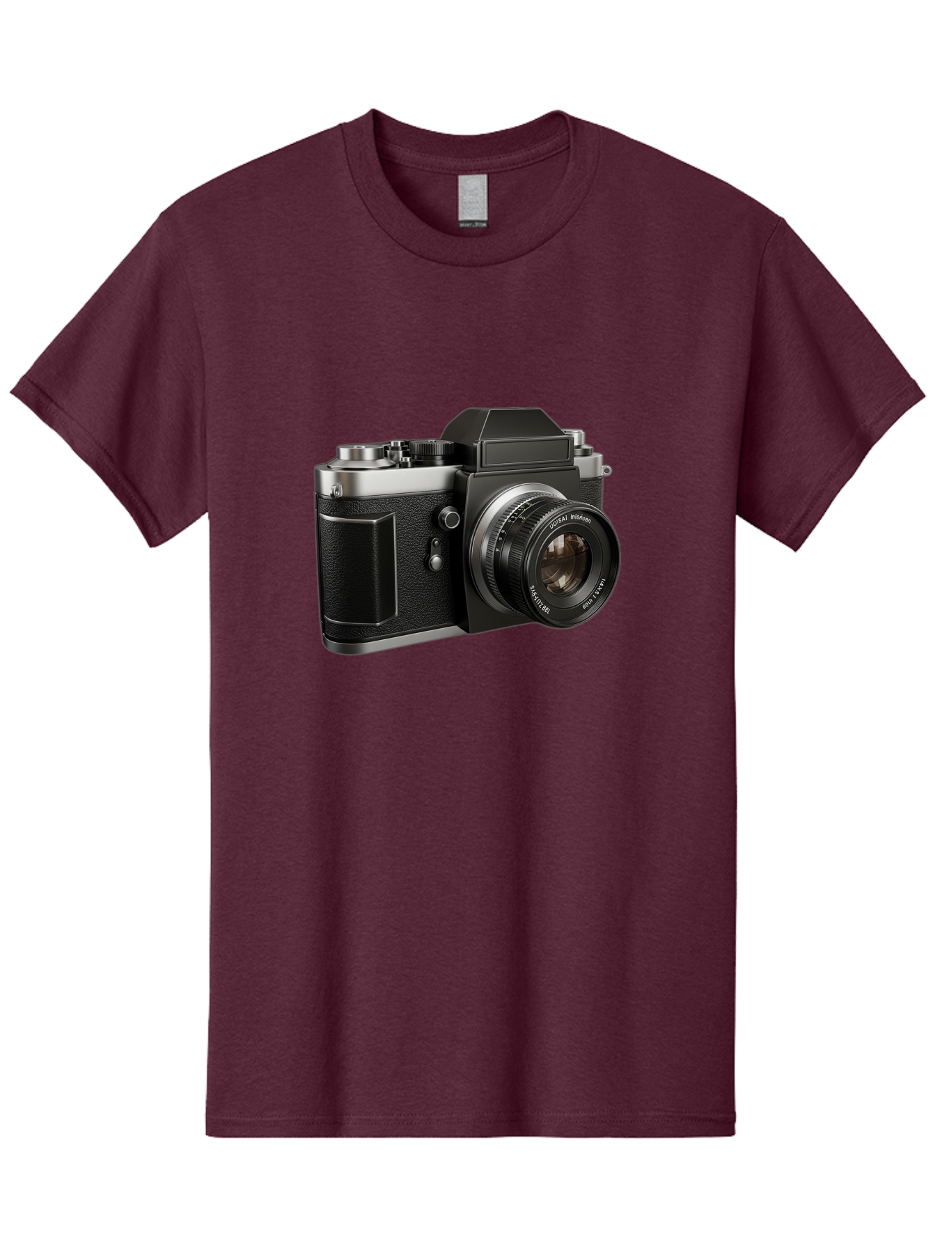 Praktica Men'S Graphic Tee, 100% Cotton, Comfortable Casual Summer Wear, Machine Washable, Vintage Camera, Photography Equipment, Classic Design, Black Camera Body, Lens Details, Optical Viewfinder, Shutter Release, Photography Gear, Bae692