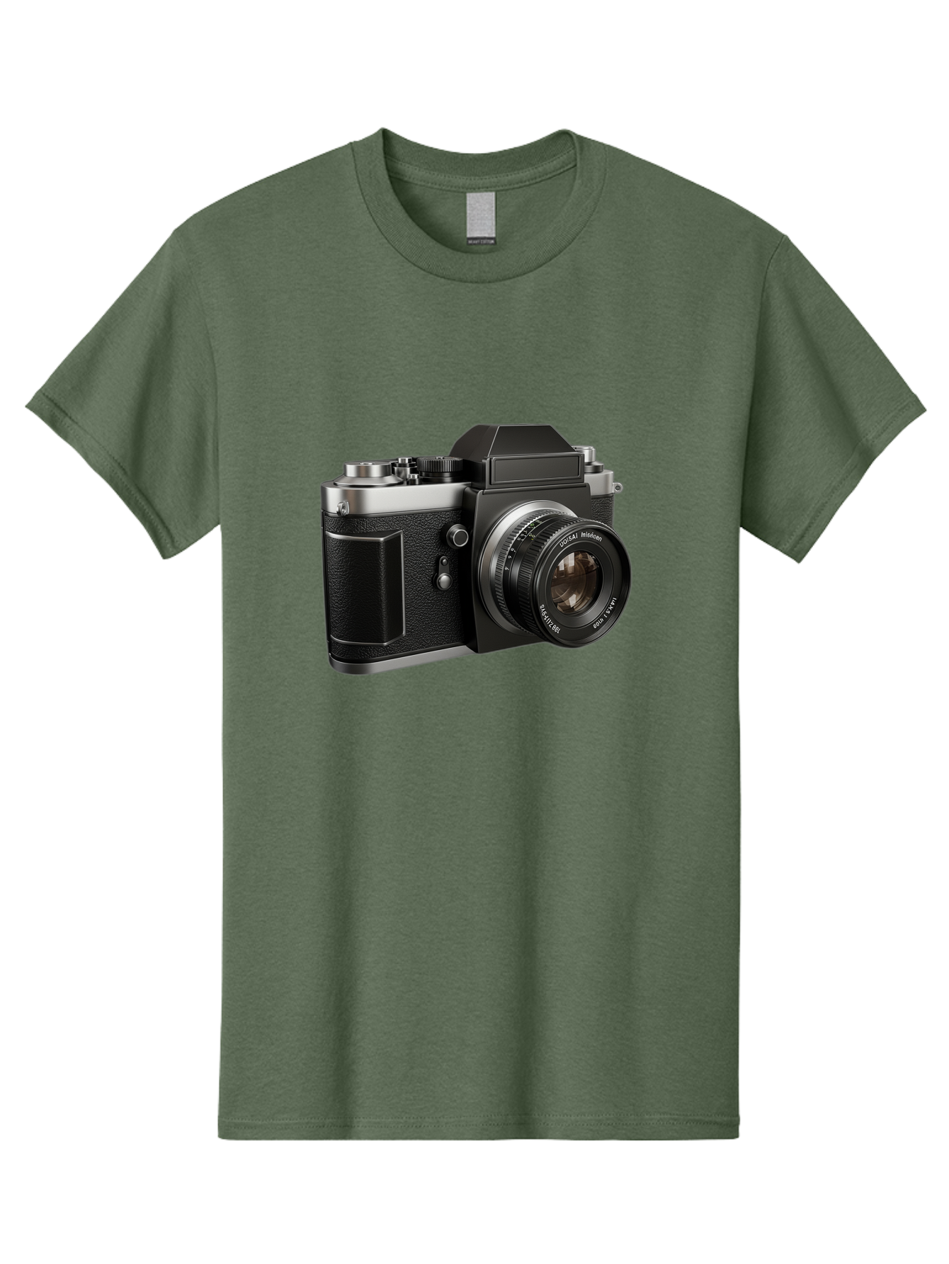 Praktica Men'S Graphic Tee, 100% Cotton, Comfortable Casual Summer Wear, Machine Washable, Vintage Camera, Photography Equipment, Classic Design, Black Camera Body, Lens Details, Optical Viewfinder, Shutter Release, Photography Gear, Bae692